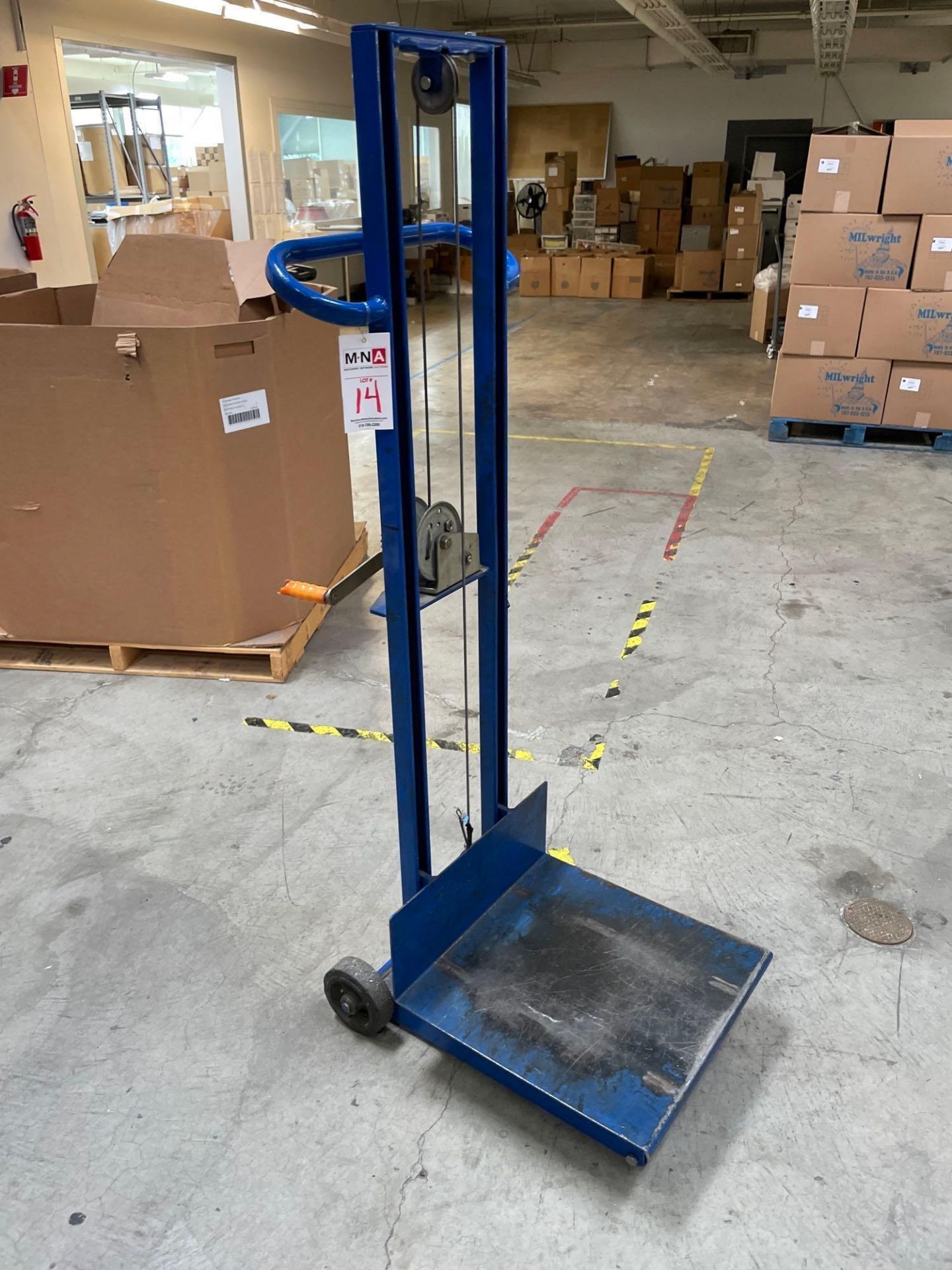 500 Lbs. Cap. Manual Die Lift Cart - Image 2 of 5