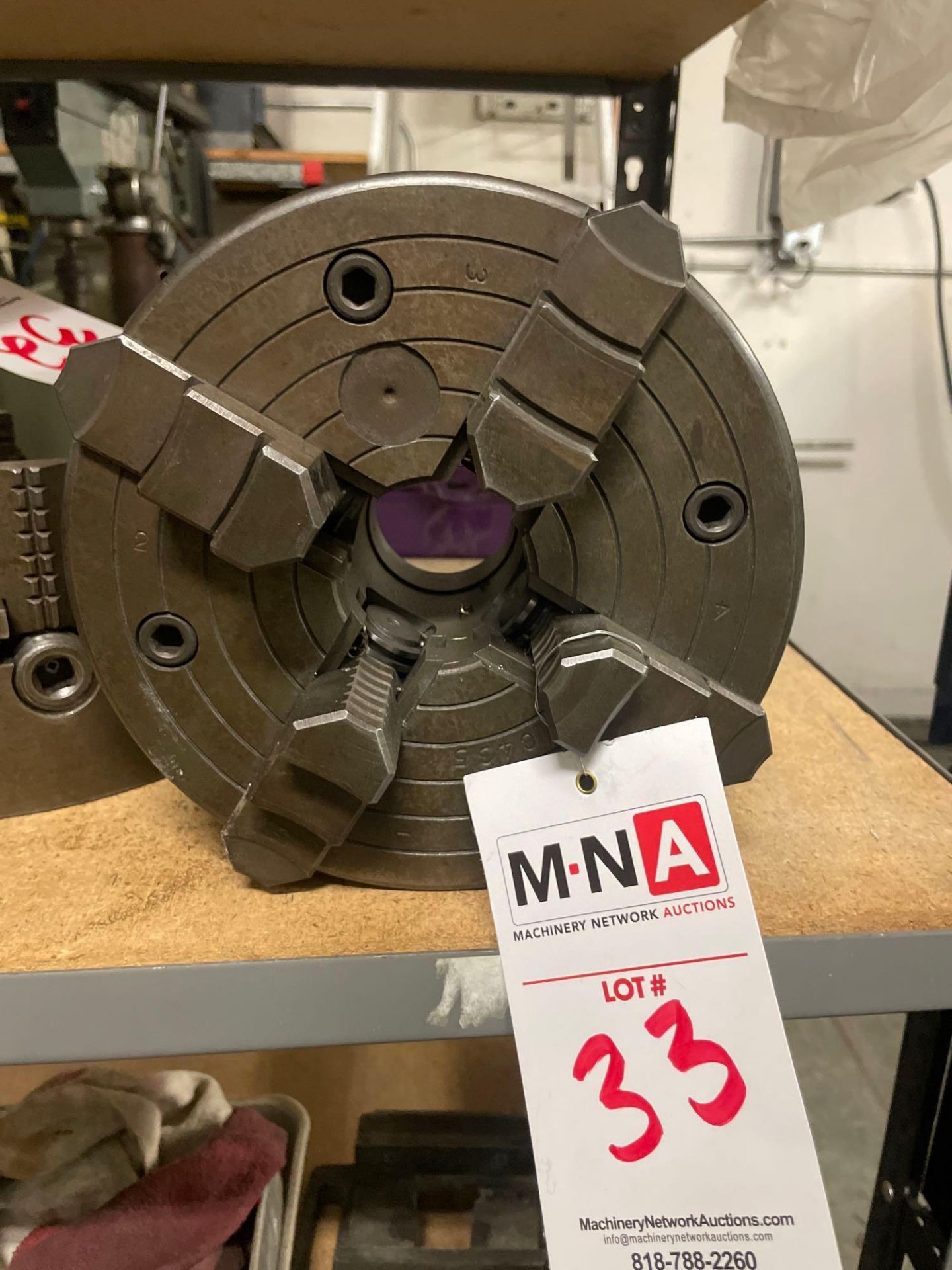 8" 4-Jaw Chuck