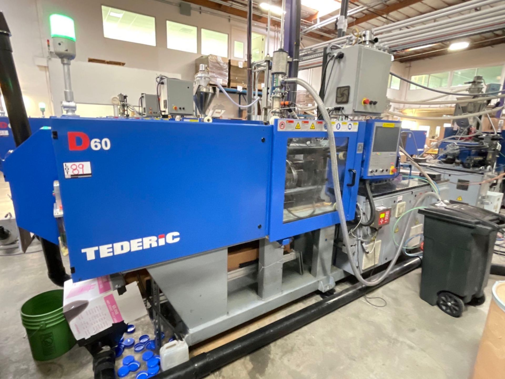 66 Ton Tederic D60 Plastic Injection Molder, Keba 12000 Control, s/n T3008-0200, New 2018 - Image 3 of 17