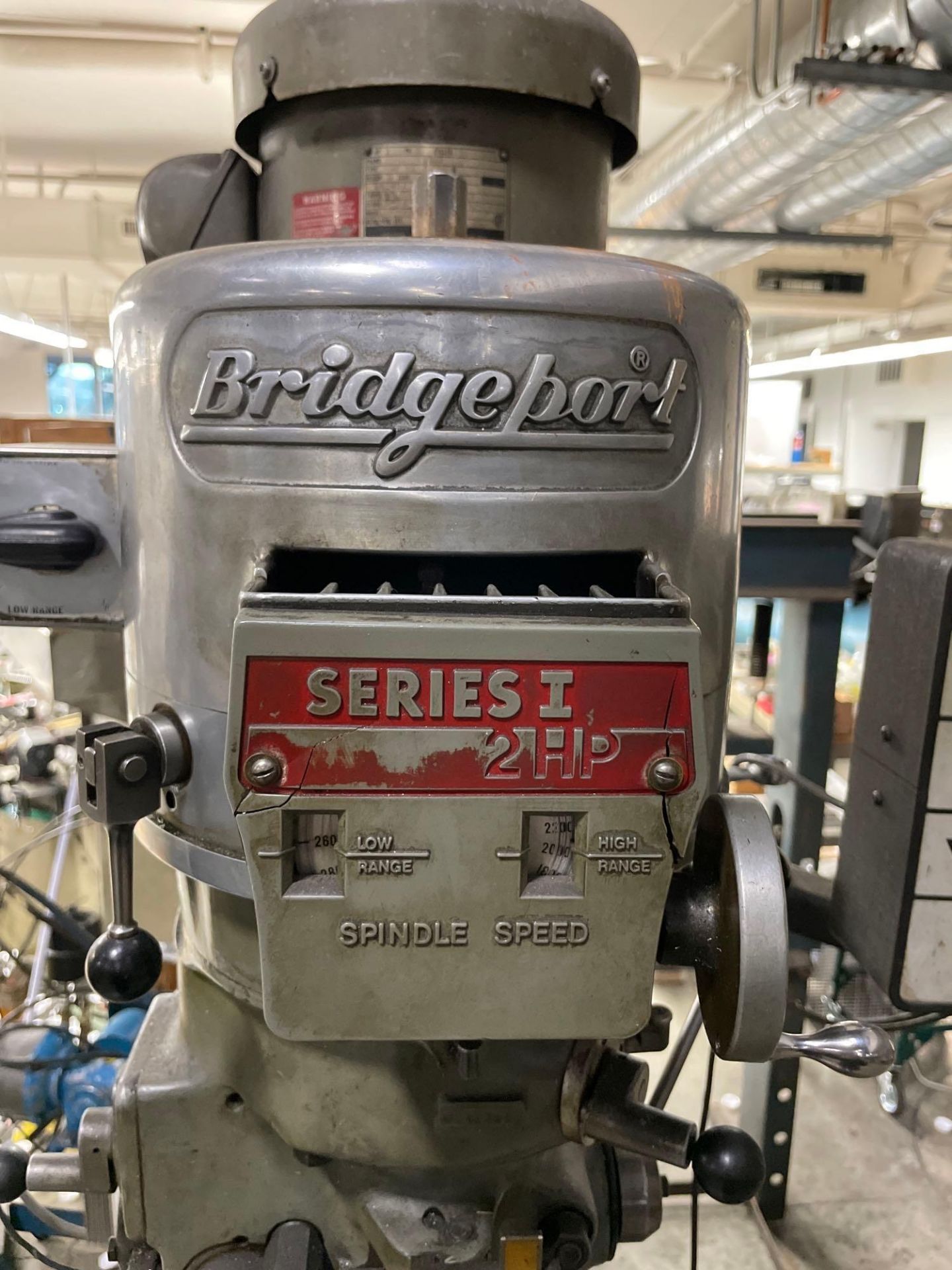 Bridgeport Series 1 Vertical Mill, 2 HP, 9" x 42" Table, Sargon D.R.O. - Image 7 of 8