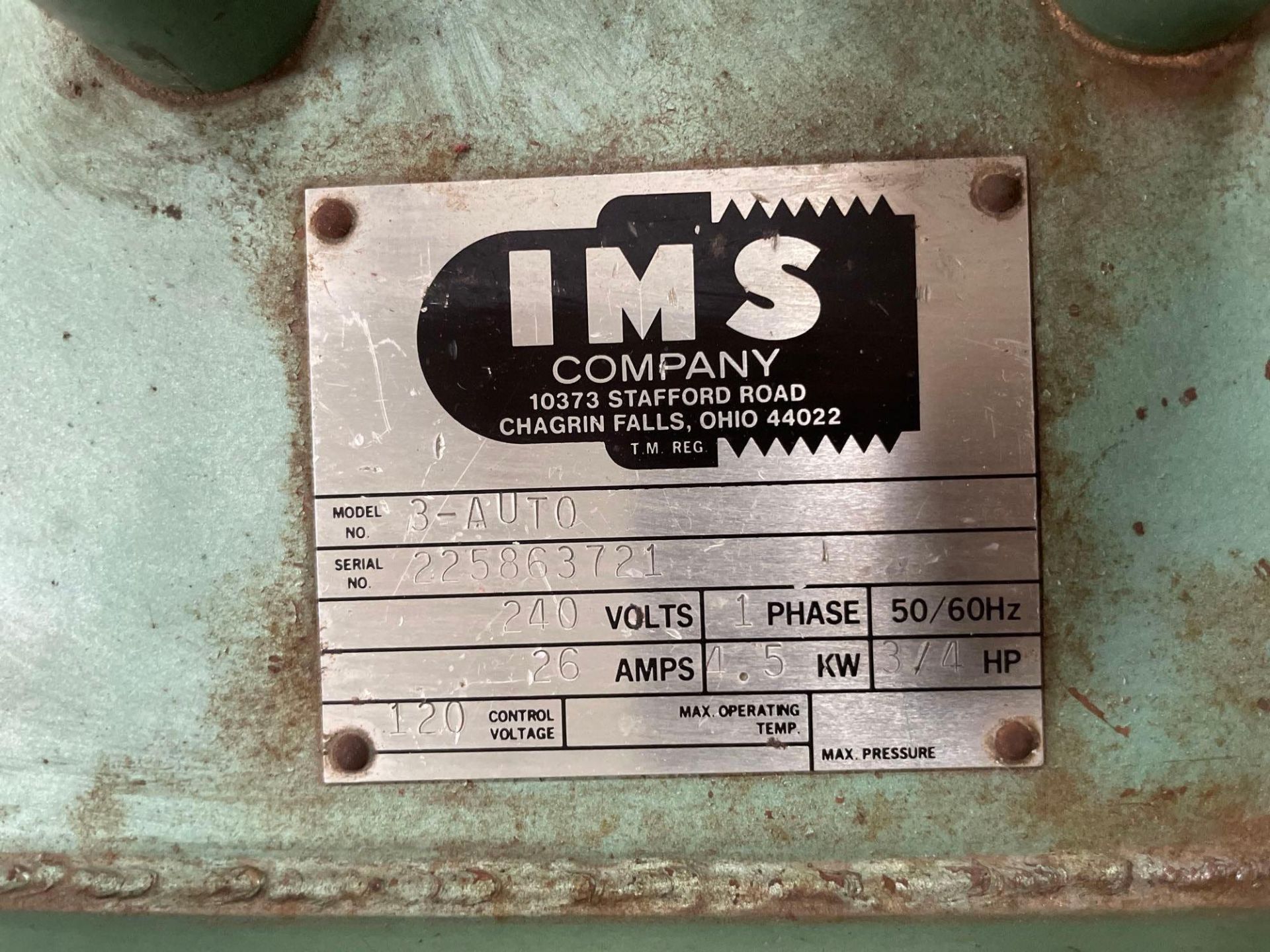 IMS 3-AUTO Temperature Controller, s/n 225863721 - Image 5 of 5