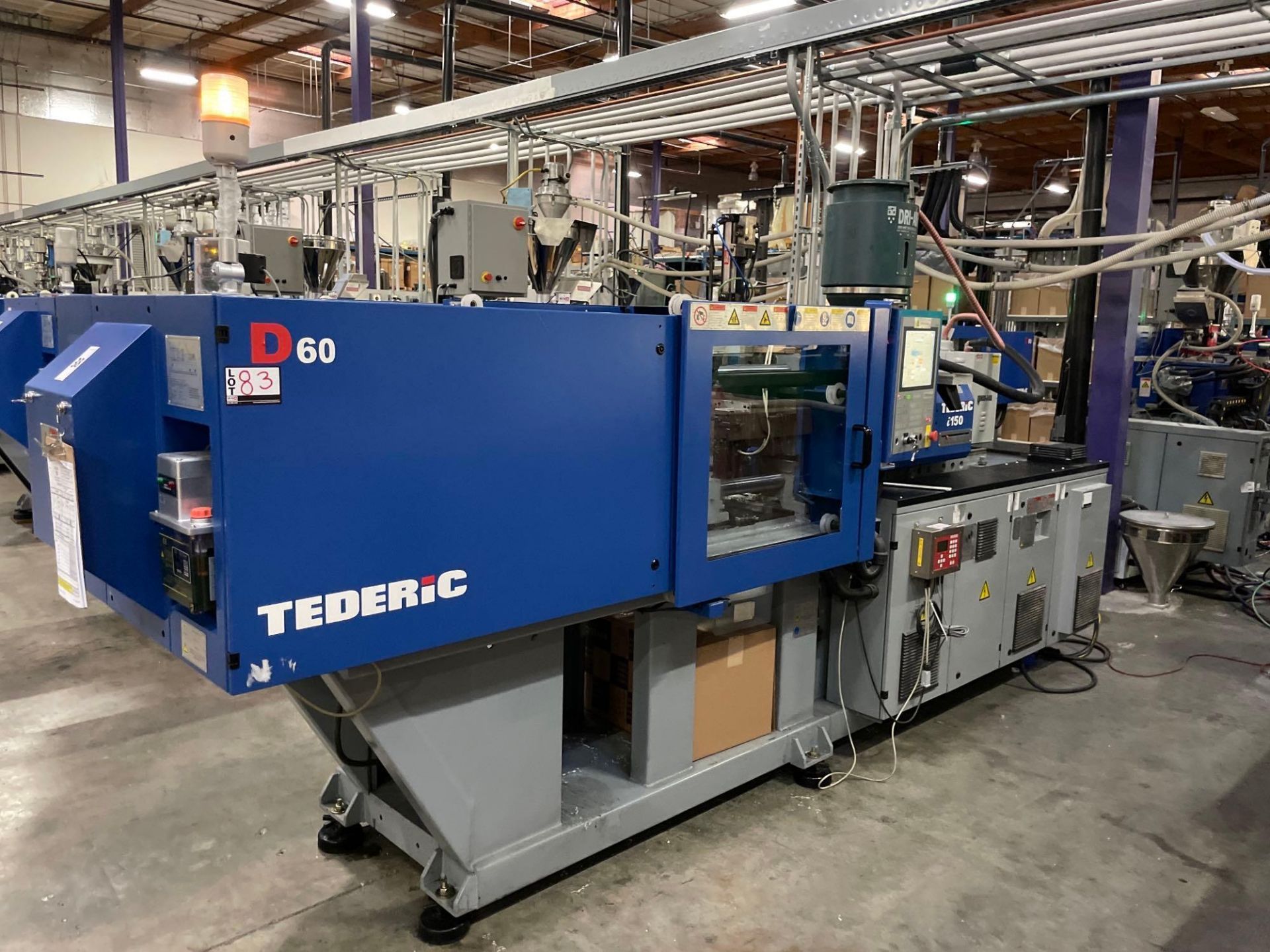 66 Ton Tederic D60 Plastic Injection Molder, Keba 12000, s/n T00800241, New 2019 - Image 5 of 11
