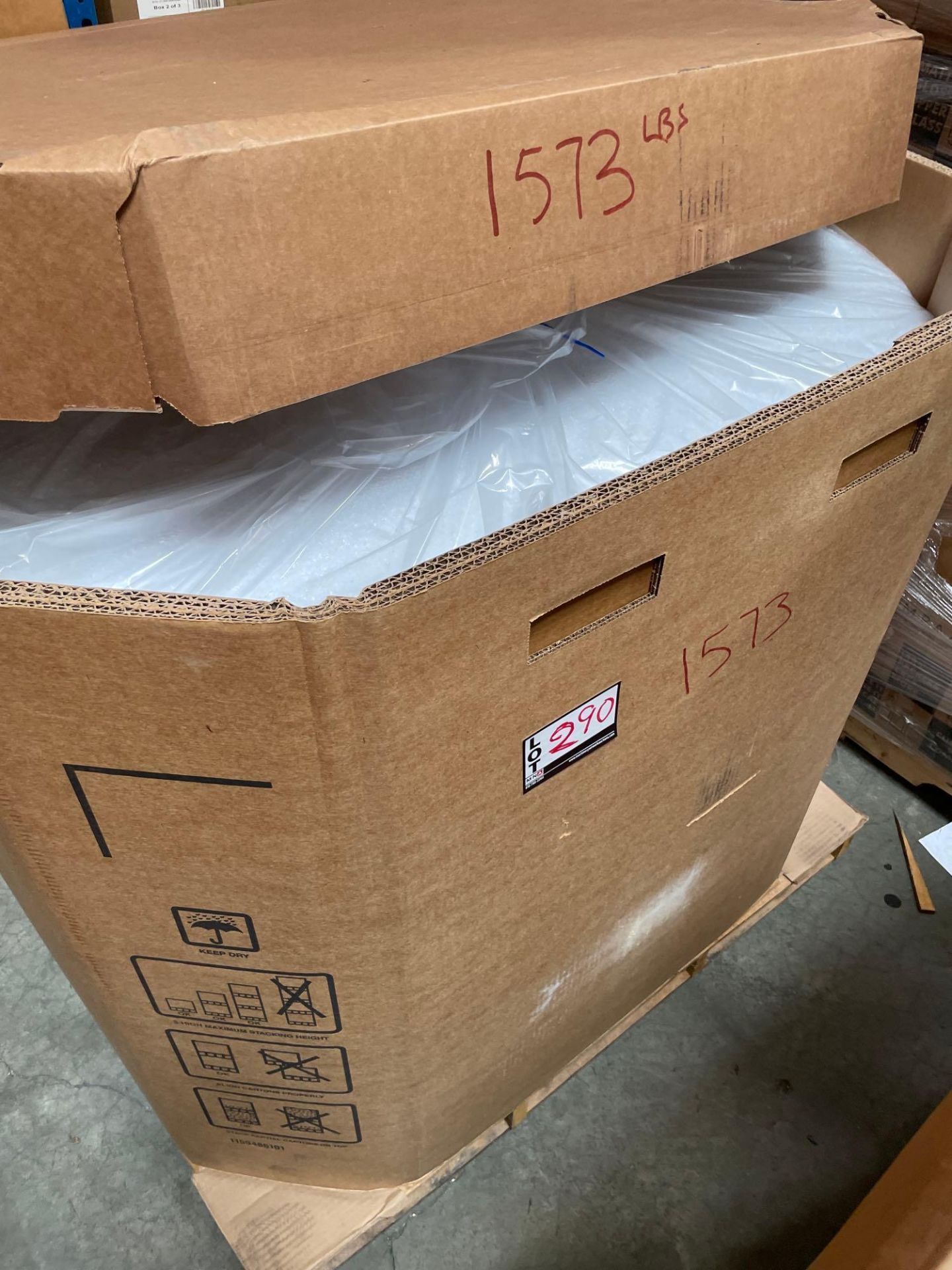 1573 Lbs of White Resin Linear Low Density PE (NOVA PI-2024-A LLDPE)