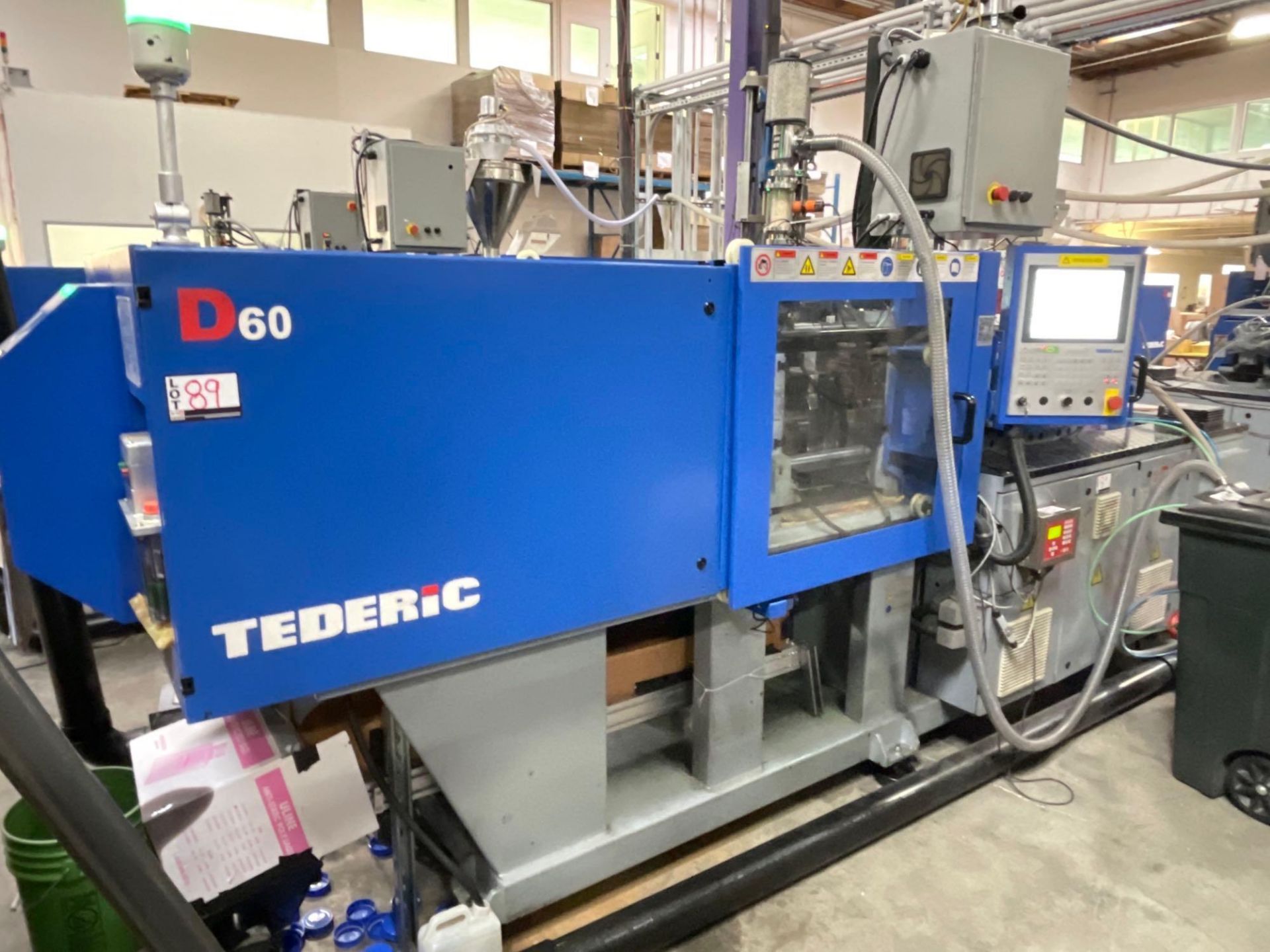 66 Ton Tederic D60 Plastic Injection Molder, Keba 12000 Control, s/n T3008-0200, New 2018 - Image 6 of 17