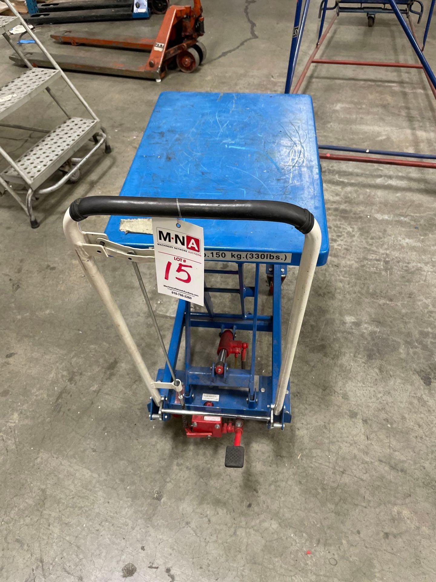 G S Hydraulic Die Lift Cart, 330 Lbs. Cap. - Image 5 of 5