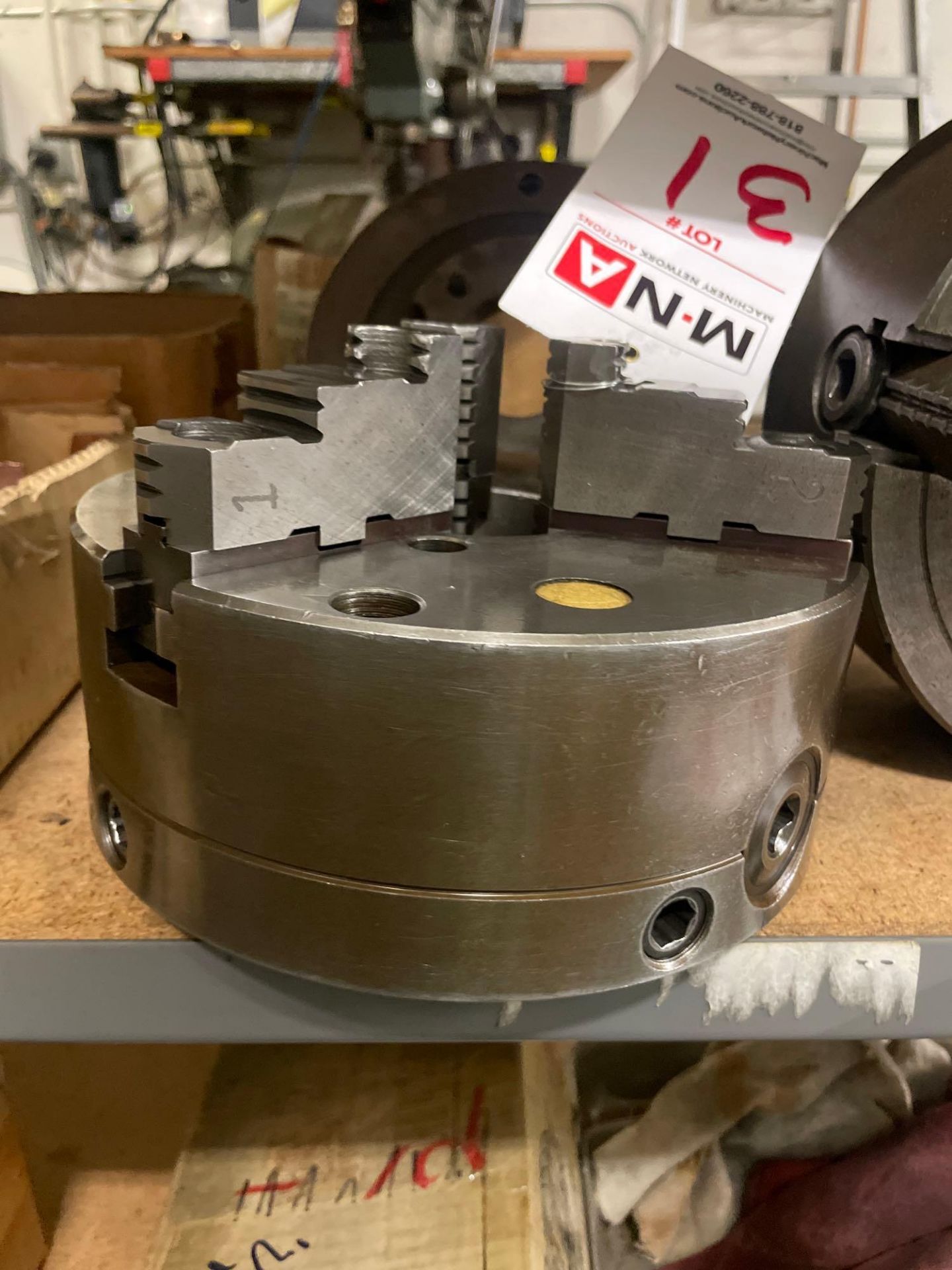 8" 3-Jaw Chuck - Image 3 of 6