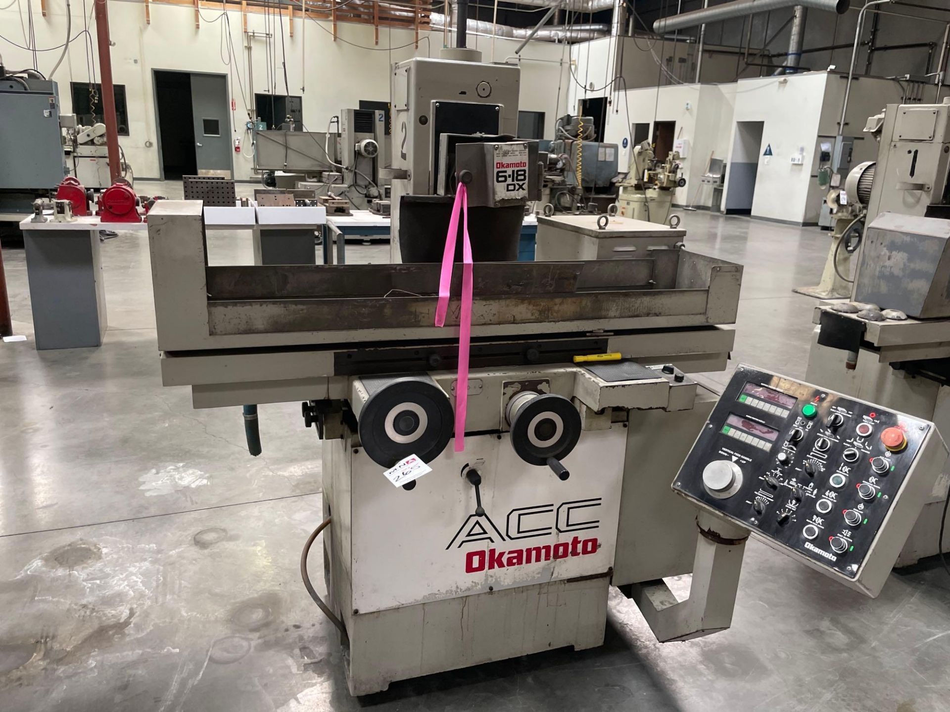 Okamoto 6-18DX Surface Grinder, s/n 45060 *PARTS ONLY*