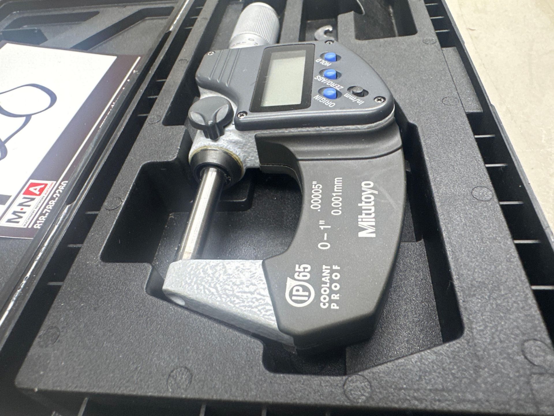 0 - 1” Mitutoyo Digital Micrometer - Image 2 of 3
