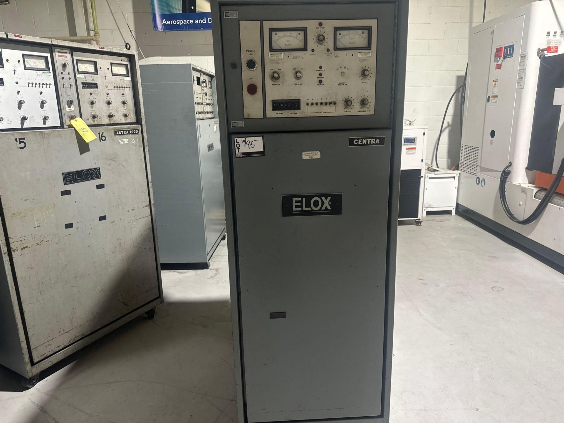 Elox 8-62 Sinker EDM s/n 083500 with Centra Power Supply - Image 5 of 10