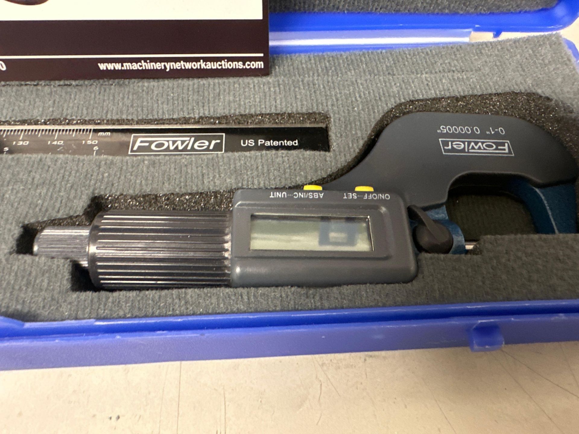 Fowler 6” Digital Caliper and 0 - 1” Digital Micrometer - Image 3 of 4