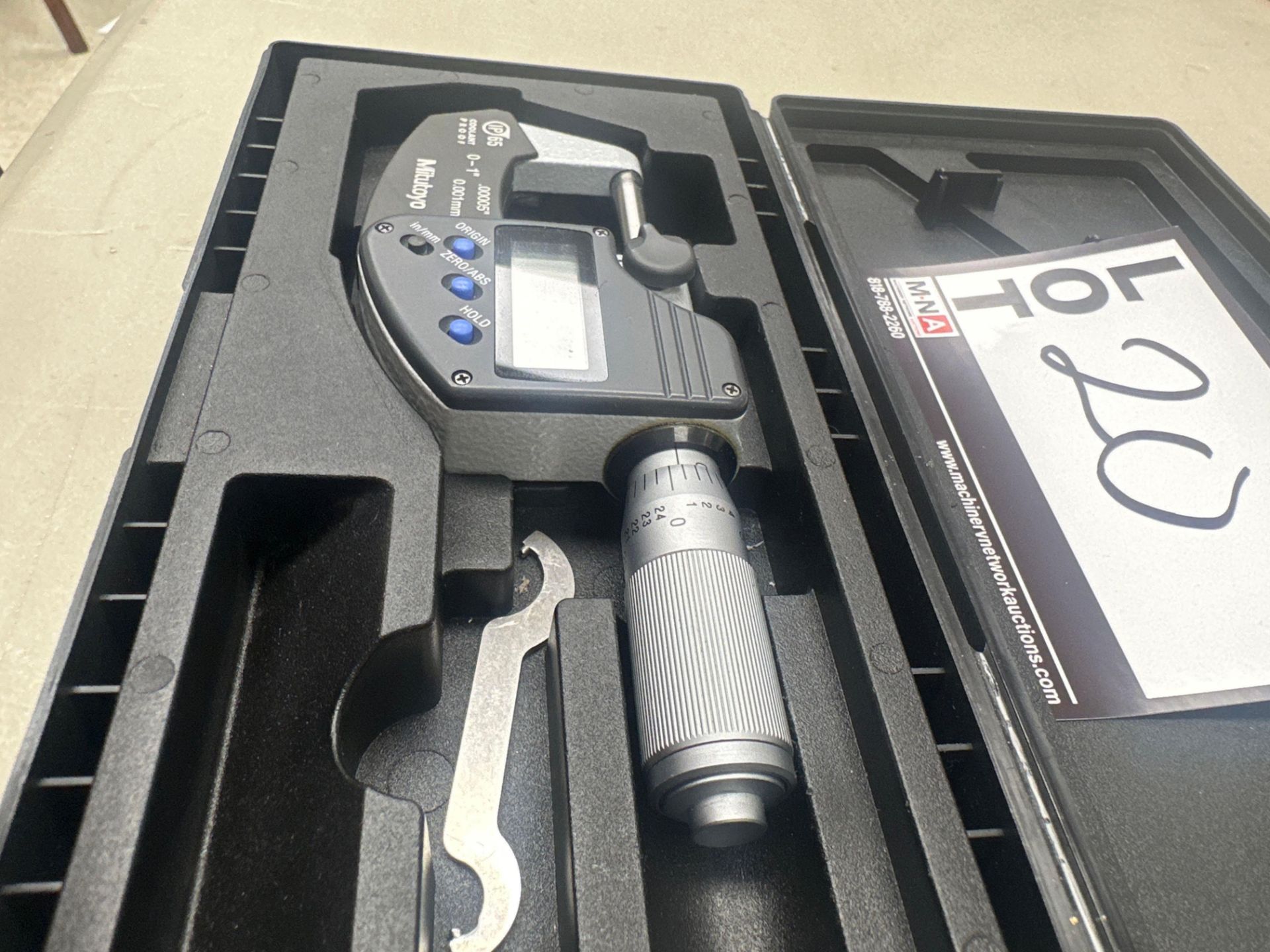 0 - 1” Mitutoyo Digital Micrometer - Image 3 of 3