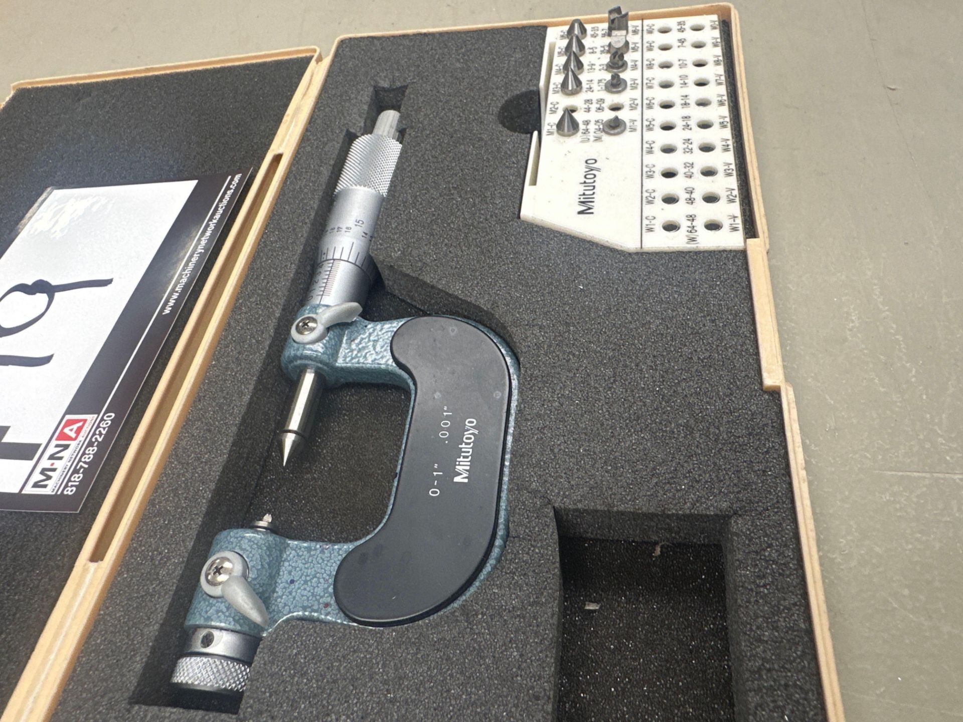 0" - 1” Mitutoyo Micrometer - Image 4 of 5