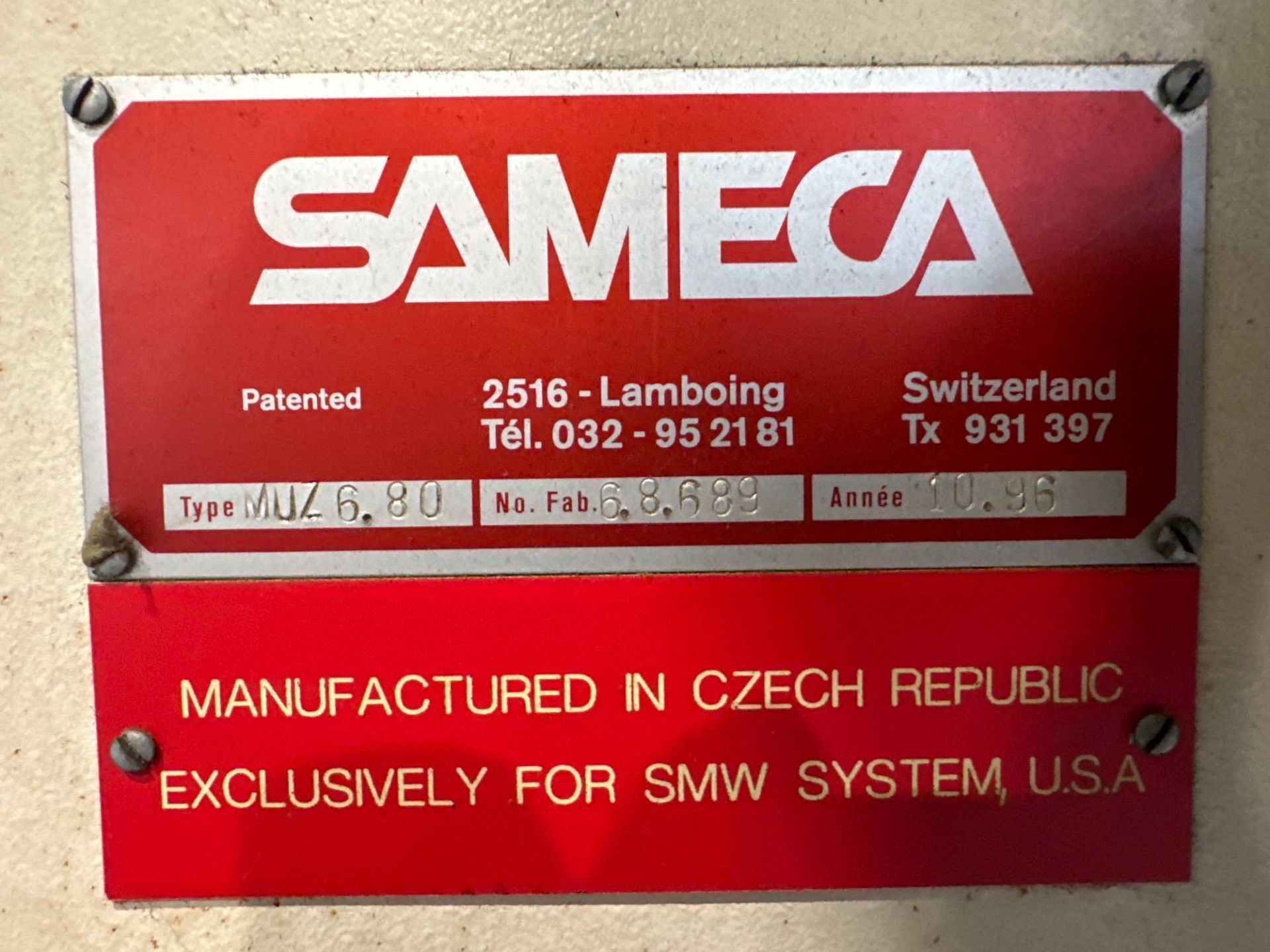 SMW Spacesaver 2000 Mag Type Bar Feeder, s/n 68689 - Image 12 of 12