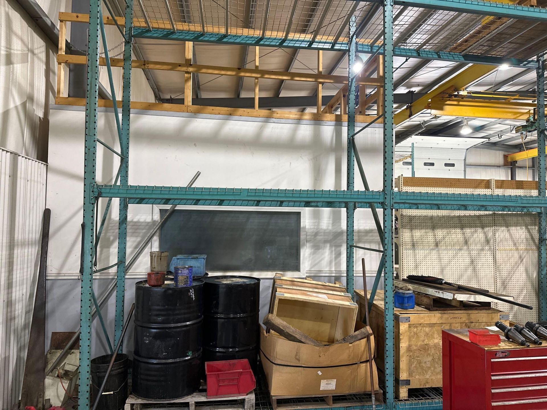 7 Sections of 9’x14’x43” Blue Pallet Racking ( CONTENTS NOT INCLUDED) - Image 2 of 6