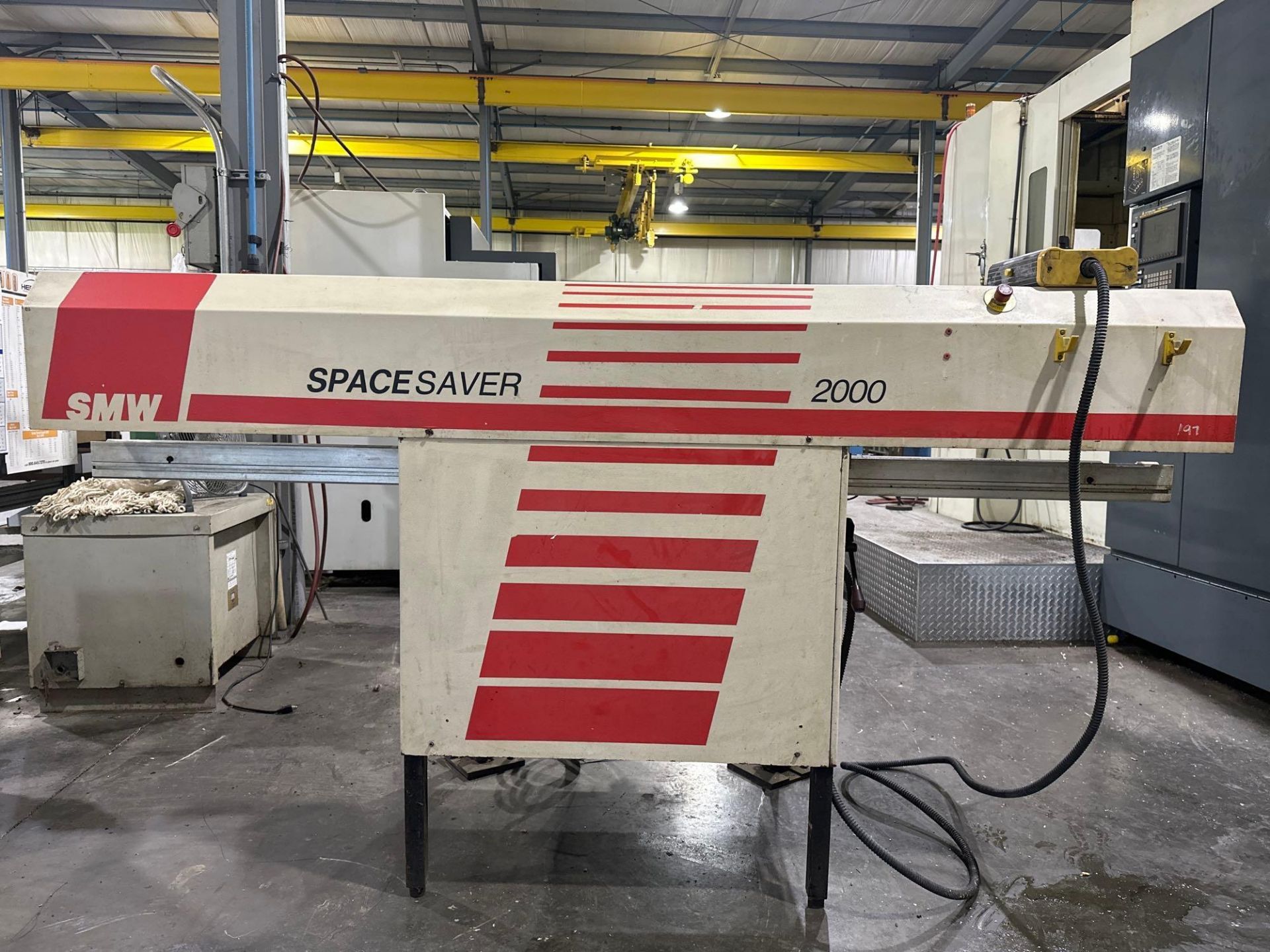 SMW Spacesaver 2000 Mag Type Bar Feeder, s/n 68689