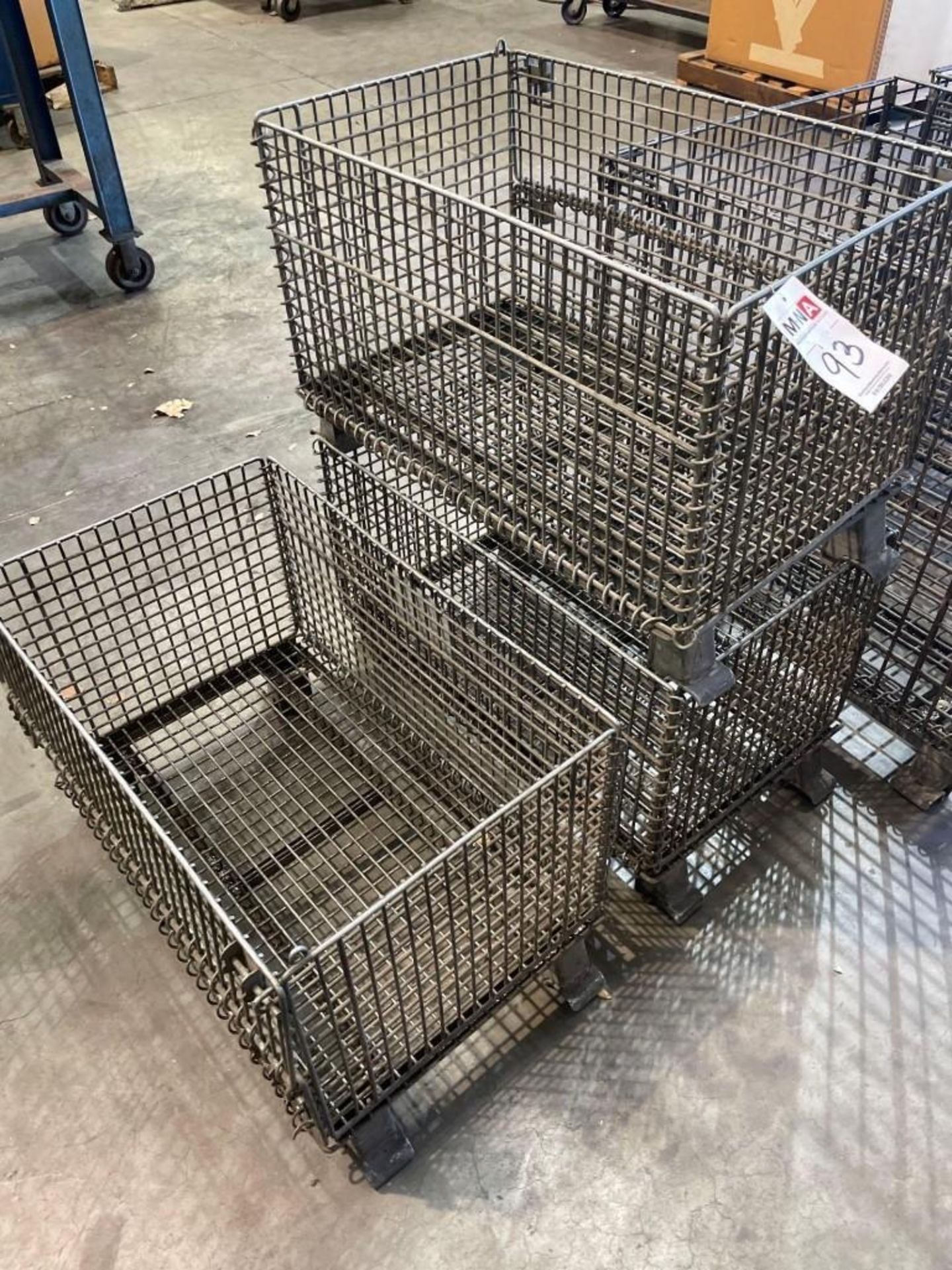 (10) 20" x 32" x 16" Wire Transport Baskets - Image 2 of 3