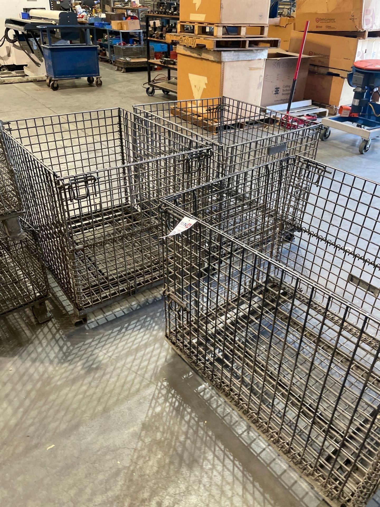 (5) 32" x 40" x 30" Wire Transport Baskets