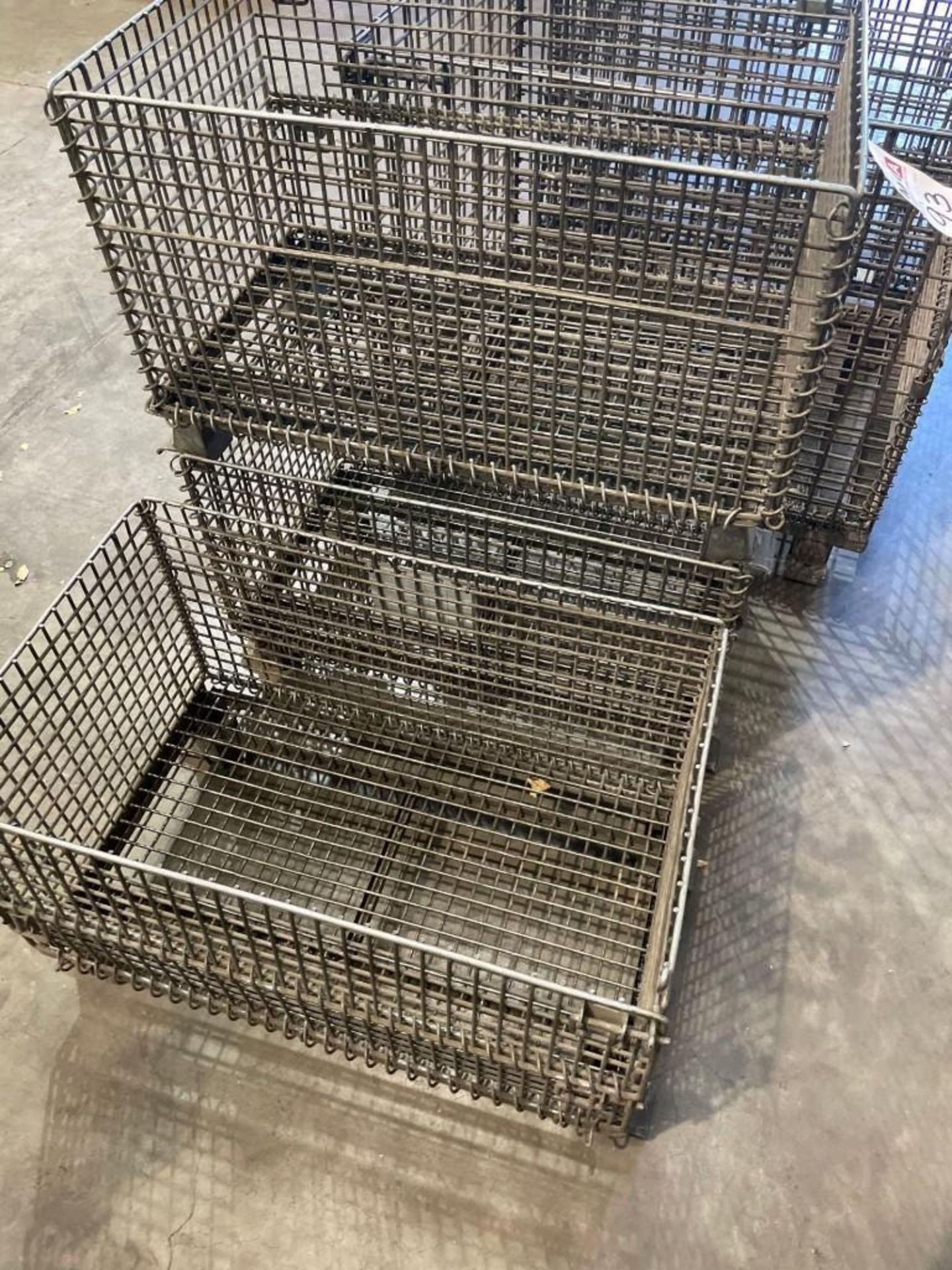 (10) 20" x 32" x 16" Wire Transport Baskets - Image 3 of 3