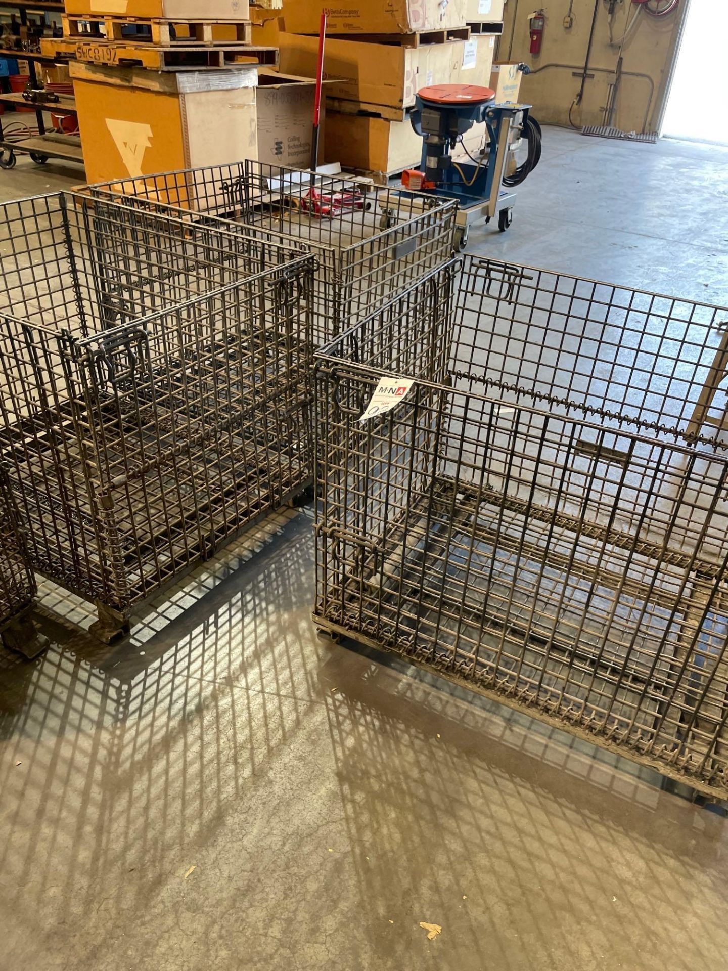 (5) 32" x 40" x 30" Wire Transport Baskets - Image 2 of 3
