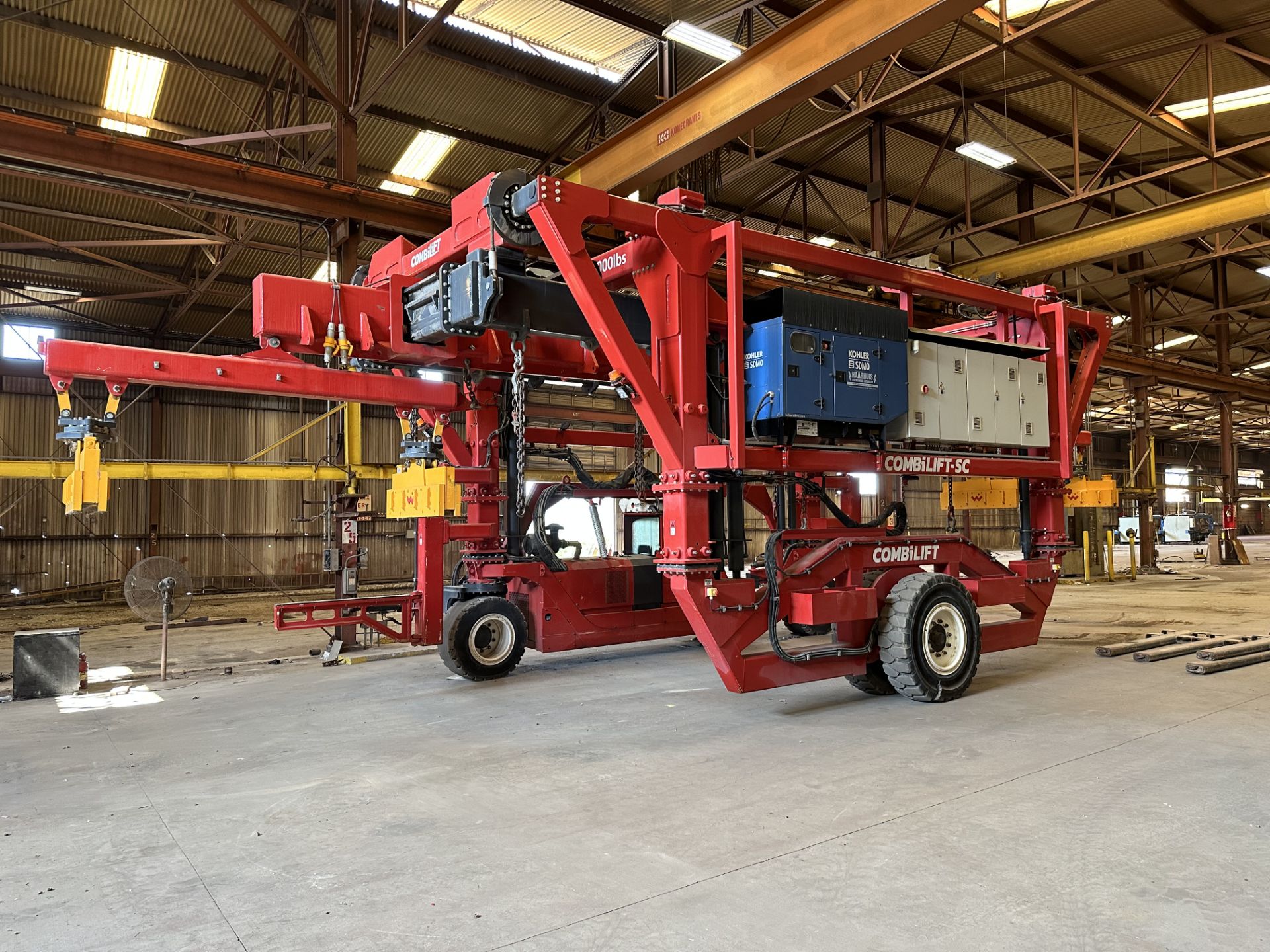 COMBiLiFT SC3TA-MAG Telescoping Straddle Carrier, 77,000 lbs. Capacity, 2 x 30,000 lbs. lift