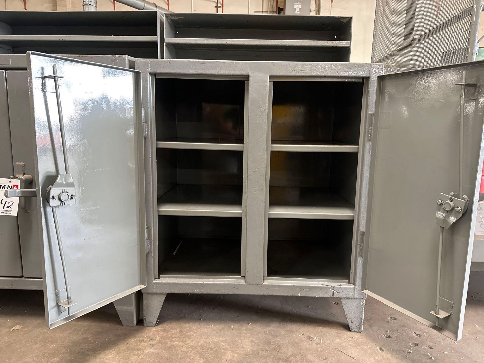 44”x36”x28” Heavy Duty Steel Cabinet - Image 3 of 3