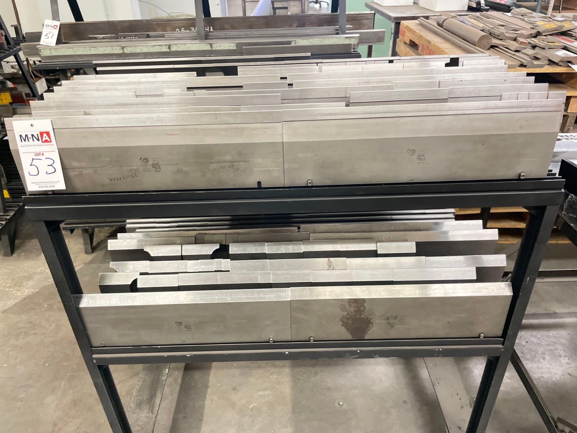 Rolling Rack with WILA Press Brake Tooling *Lightly Used* - Image 6 of 6