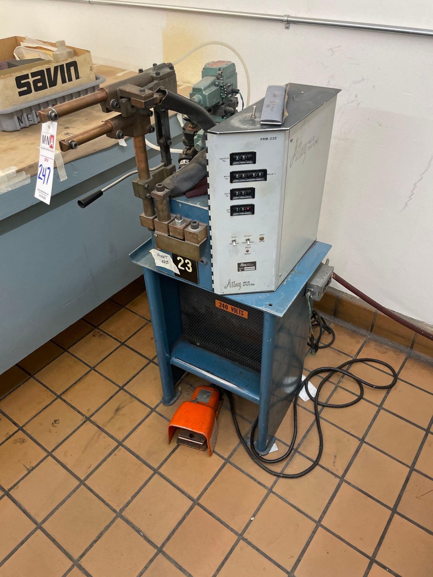 Alloy Weld Systems 00AH Spot Welder, 15 KVA, s/n 1093 *Location # 2* - Image 2 of 6