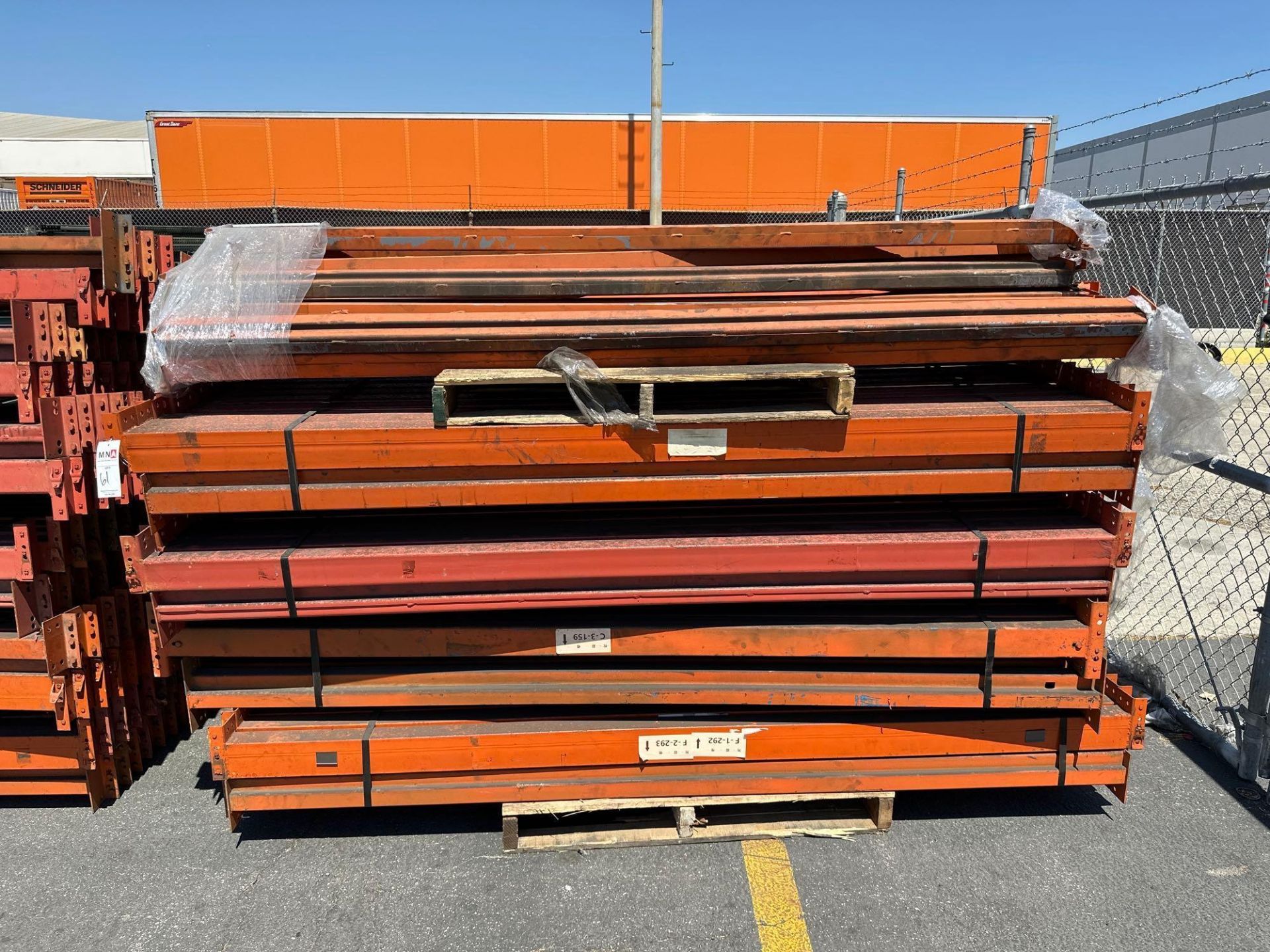 Approximately (137) 8’ Pallet Rack Crossbeams