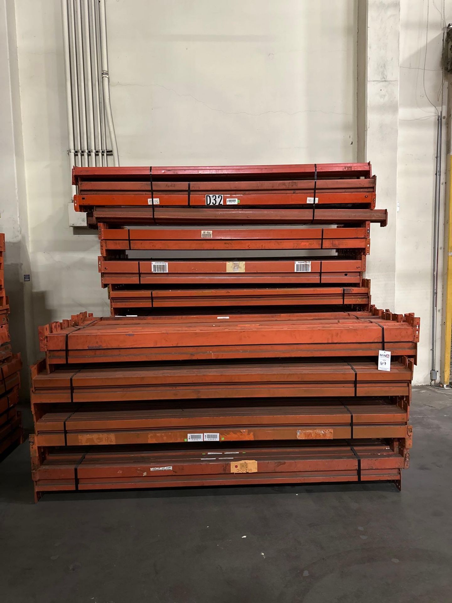 Approximately (340) 8’ Pallet Rack Crossbeams