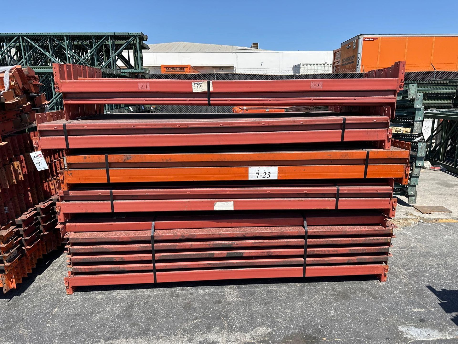Approximately (173) 8’ Pallet Rack Crossbeams