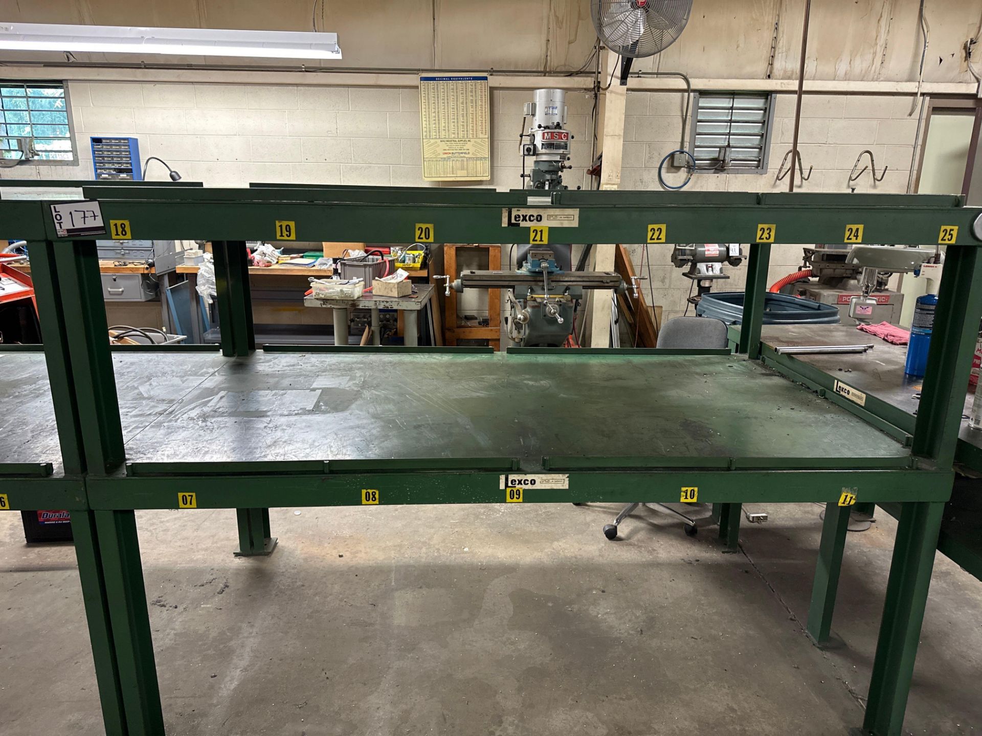 2000lbs Lexco Heavy Duty Steel Mold Rack, s/n 24850