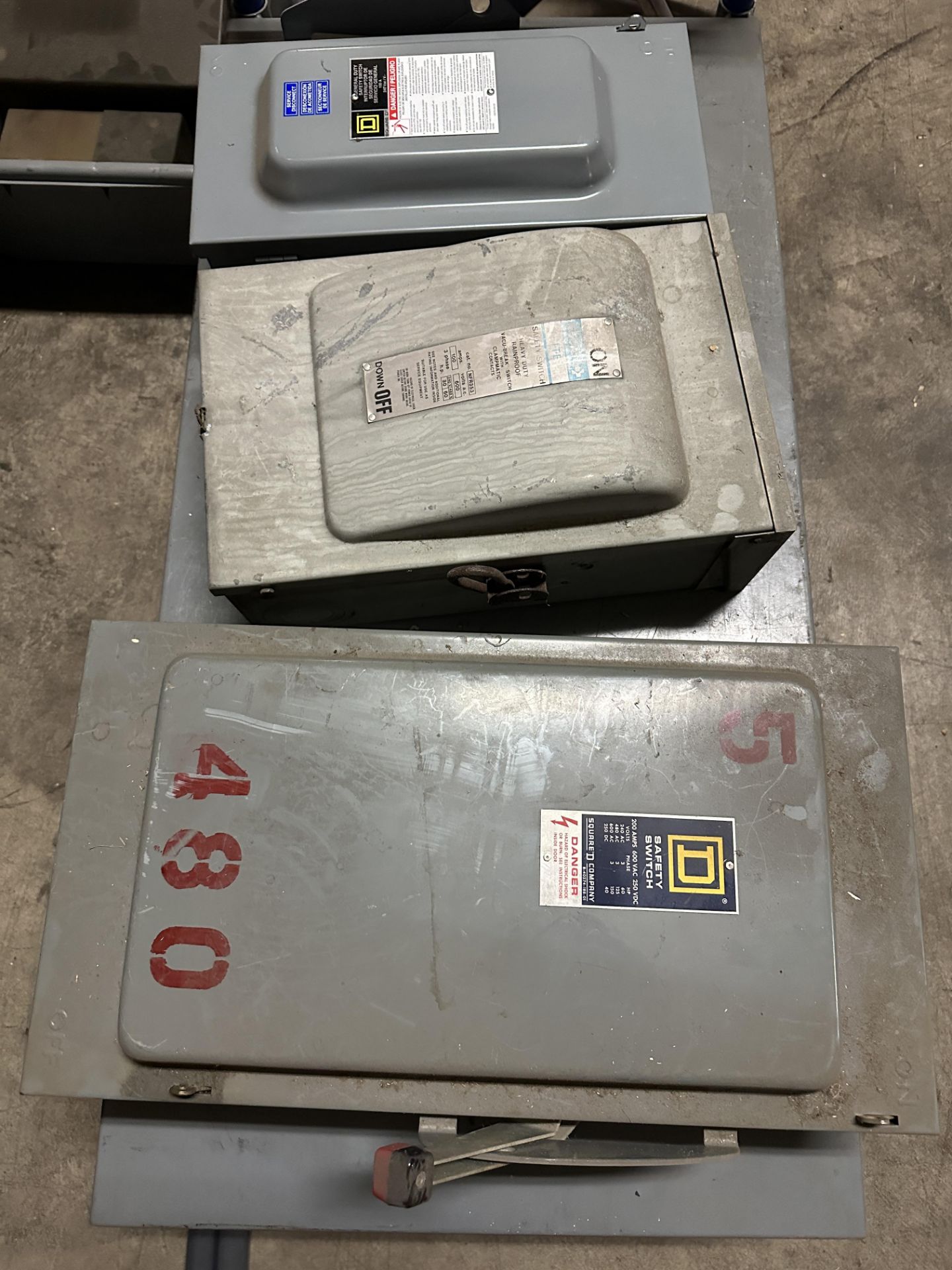 (3) Assorted Electrical Switches