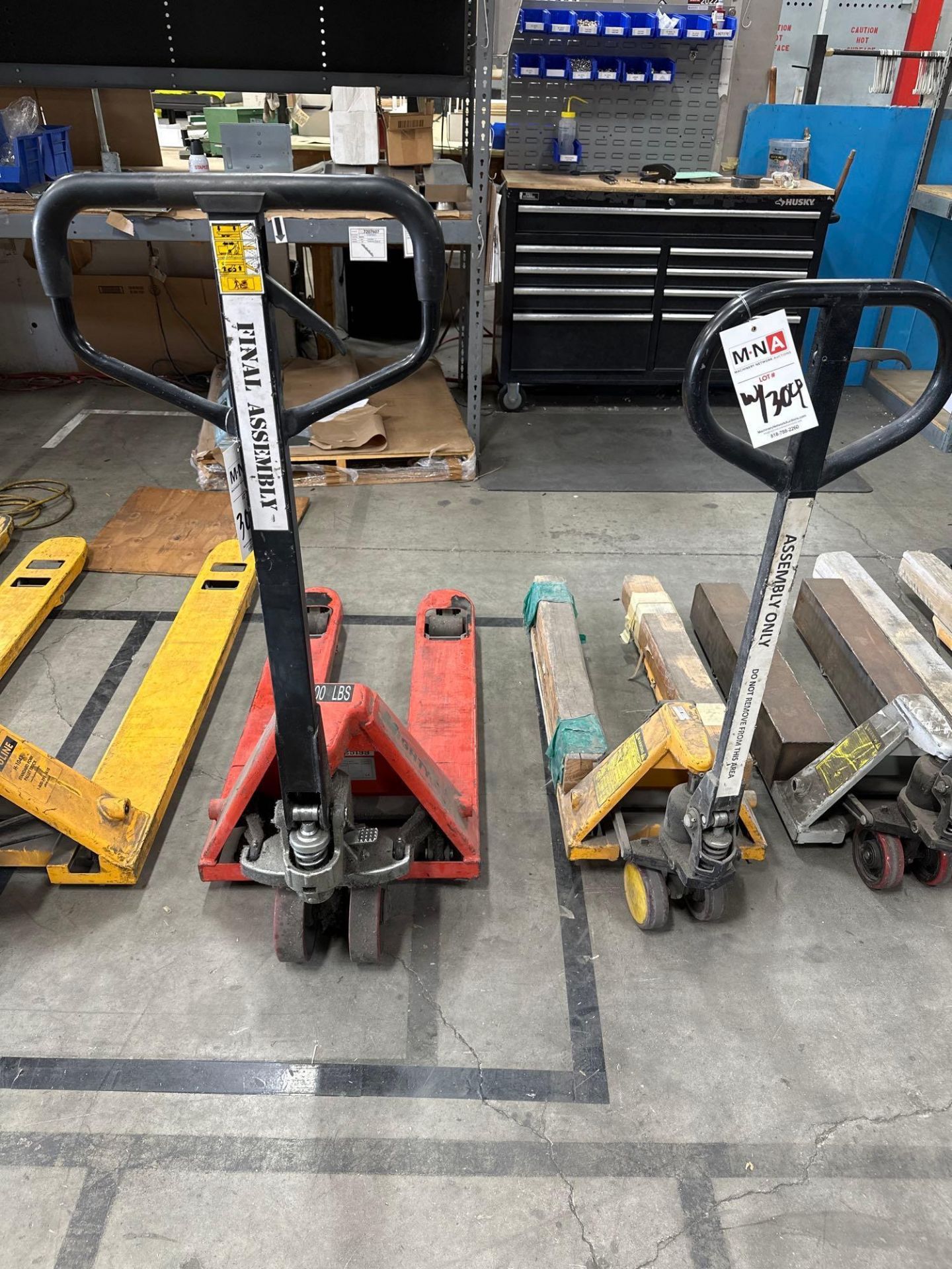 Mighty Lift and U-Line Pallet Jacks