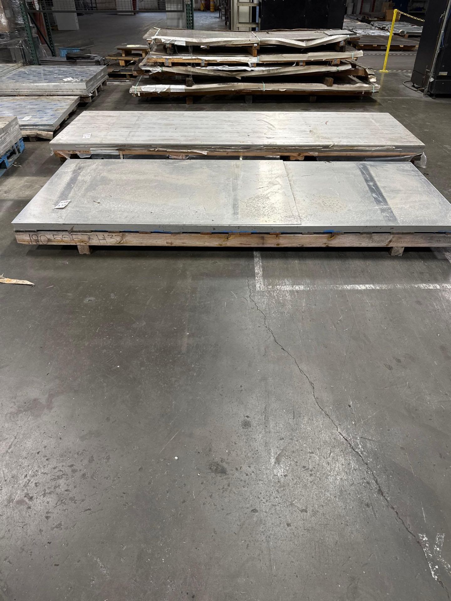 (6) Pallets of Stainless Steel Sheets