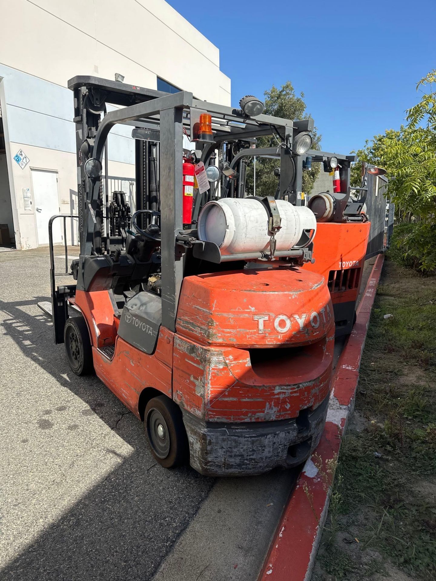 Toyota 7FGCU30 LPG Forklift, 5600 Lbs. Cap., s/n 61429 - Image 3 of 8