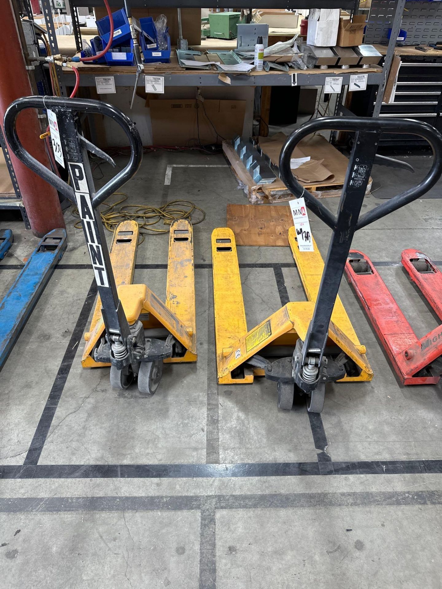 U-Line H-1193 and U-Line H-1043 Pallet Jacks