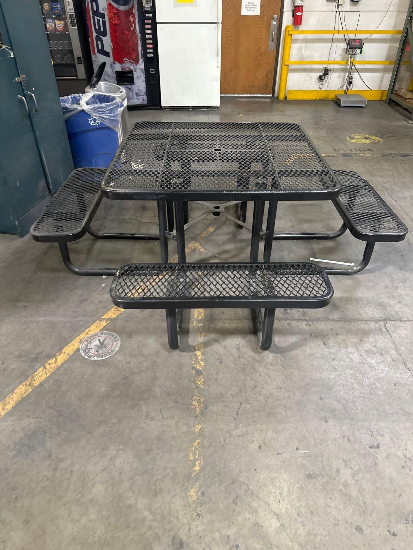 Steel Lunch Table