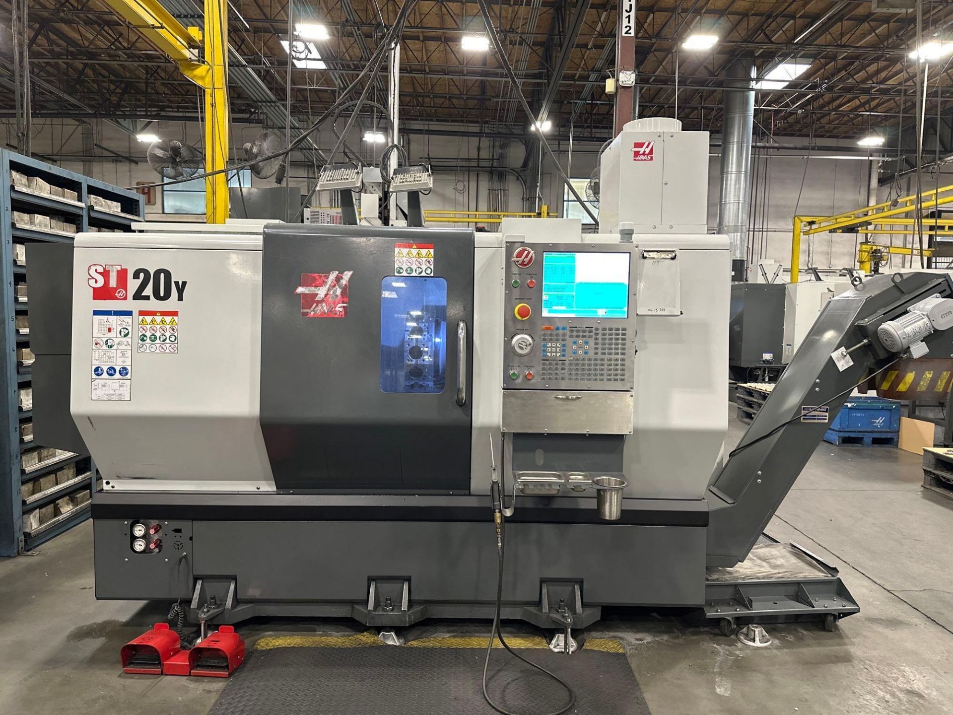 Haas ST-20Y CNC Lathe, VB24, 24 Station Turret. 4000RPM, 20HP, s/n 3106156, 2017 - Image 2 of 11