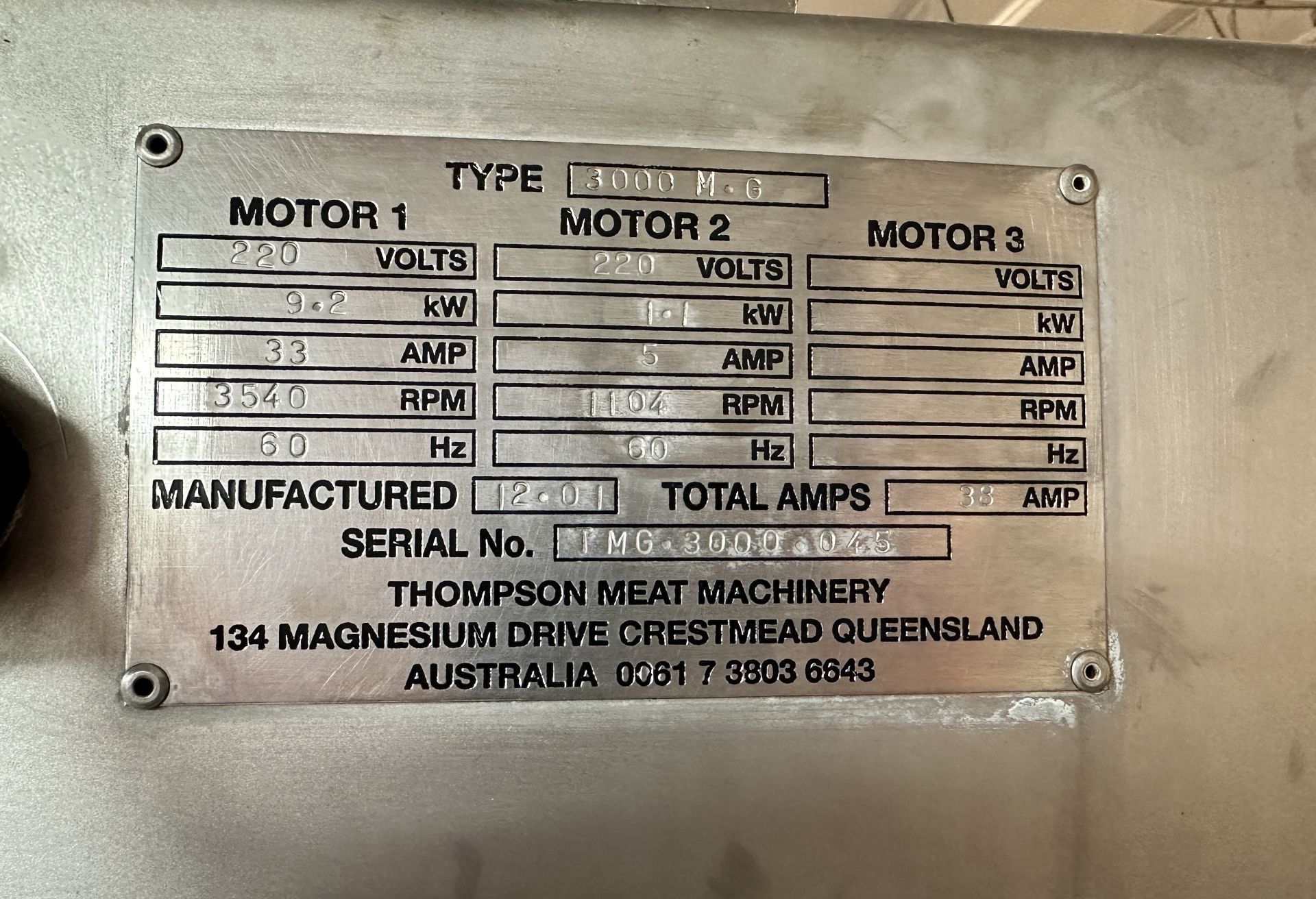 Hollymatic 3000 Mixer Grinder - Image 4 of 4