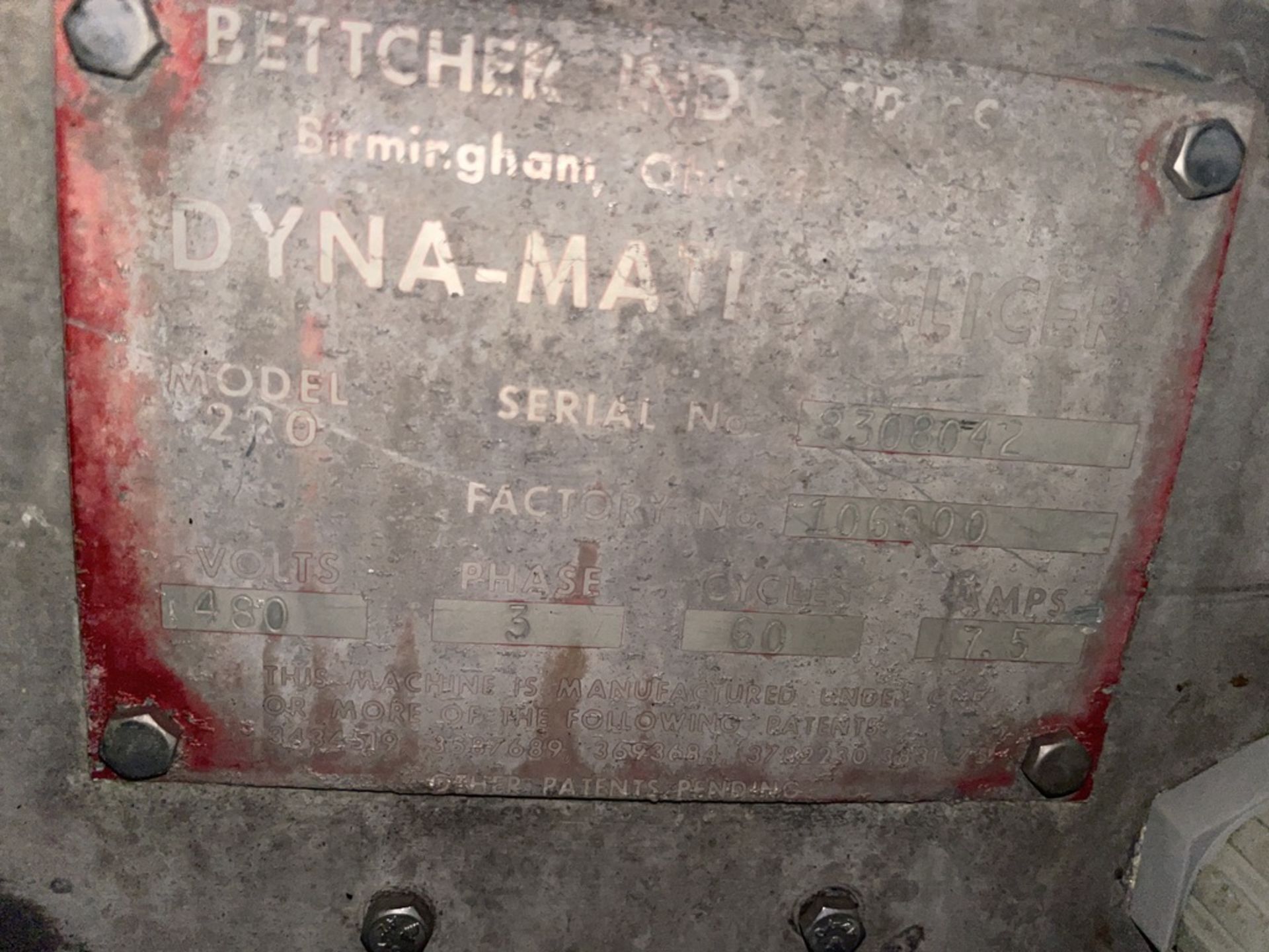 Bettcher Dyna Matic Slicer - Image 2 of 5