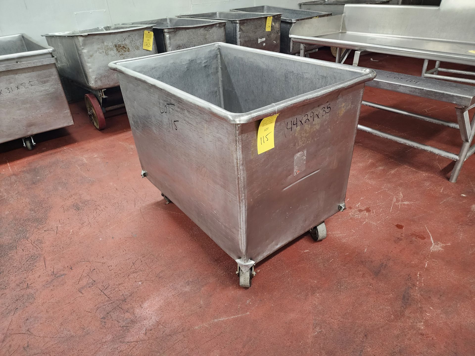 Stainless Steel Rolling Vats