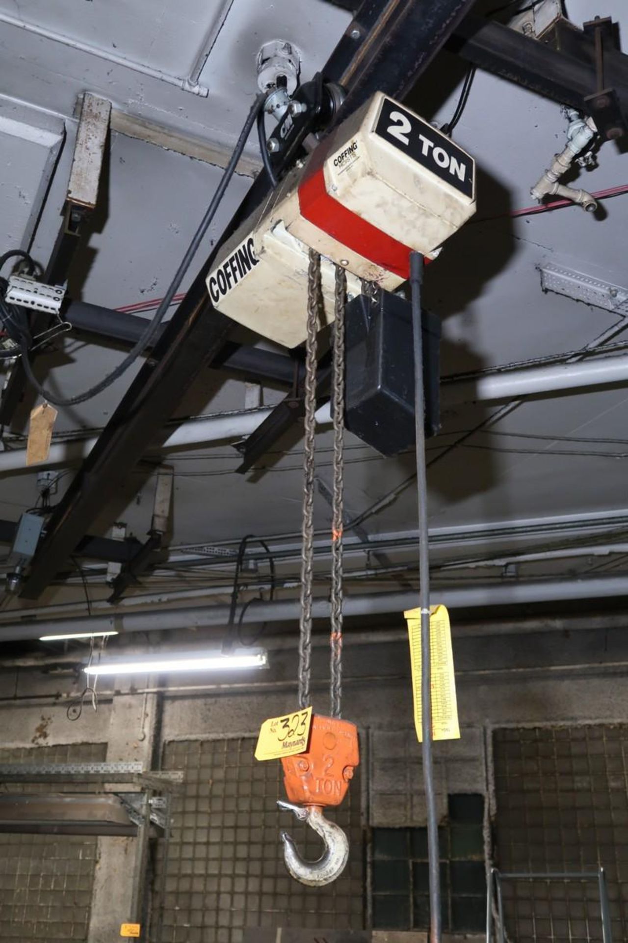 Coffing 2-Ton Electric Chain Hoist - Image 2 of 3