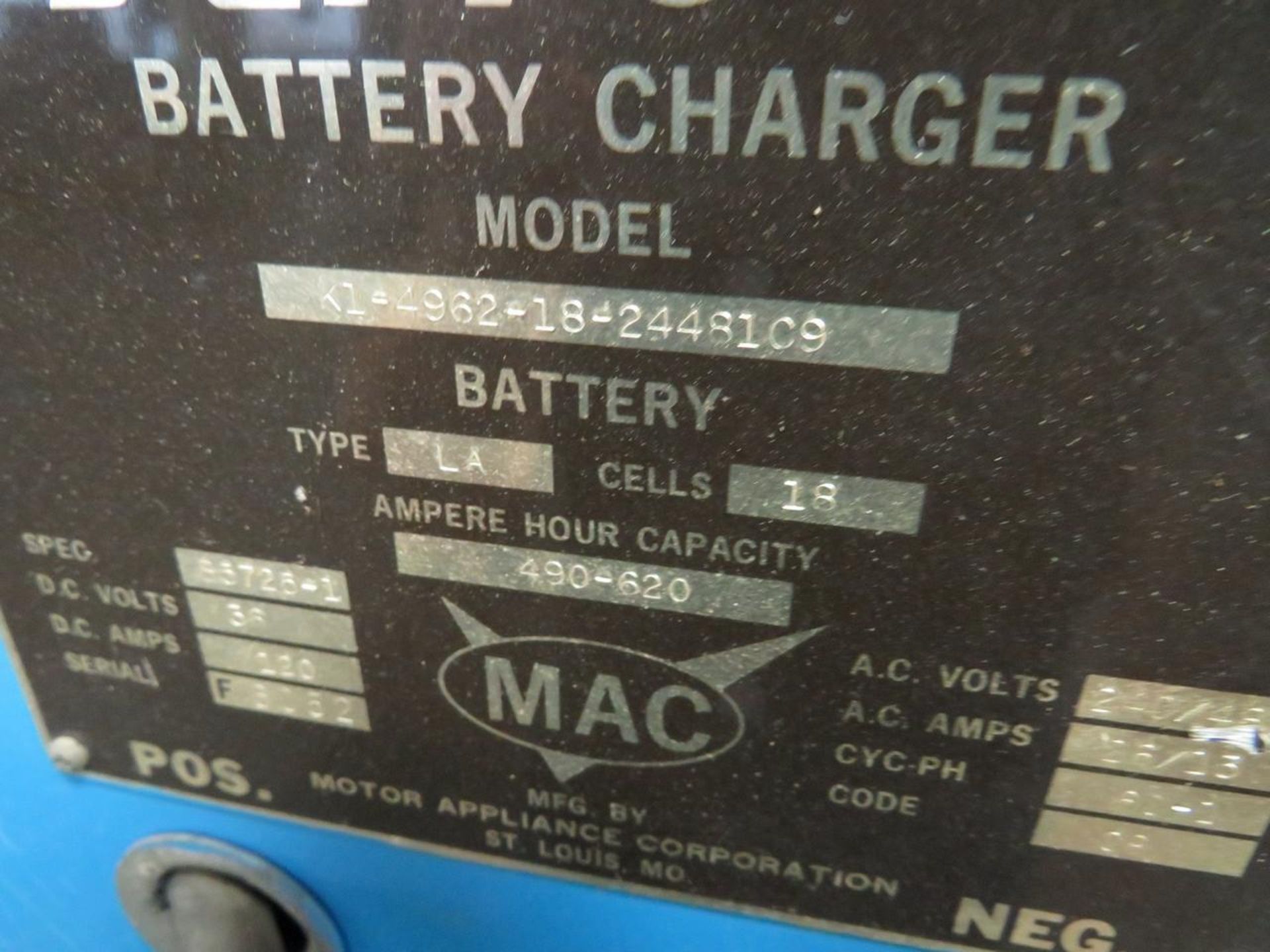 Ferro K1-4962-18-24481C9 36V Battery Charger - Image 5 of 6