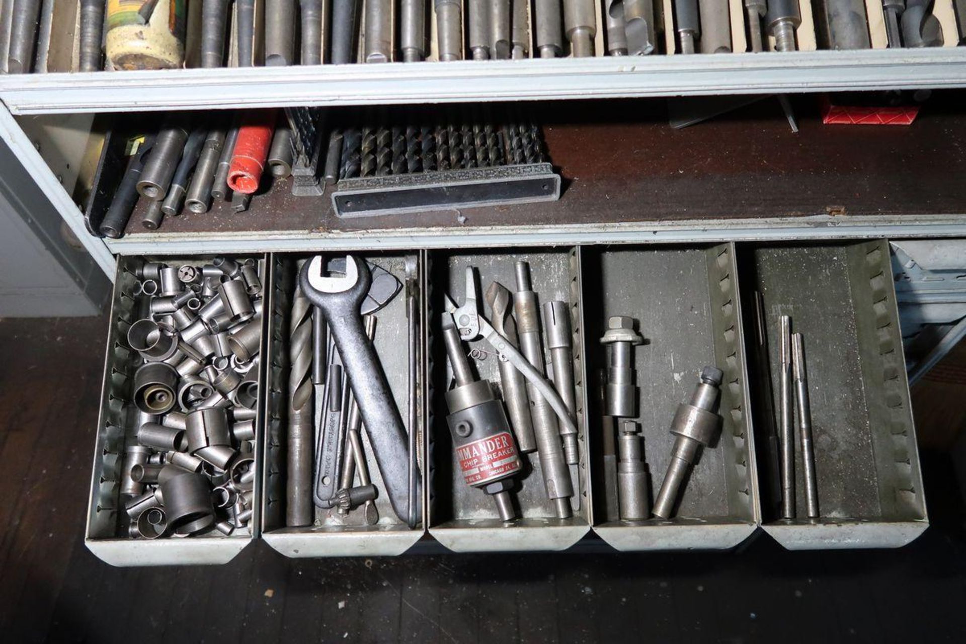 Shelving Unit with Assorted Drill Tooling - Image 3 of 6