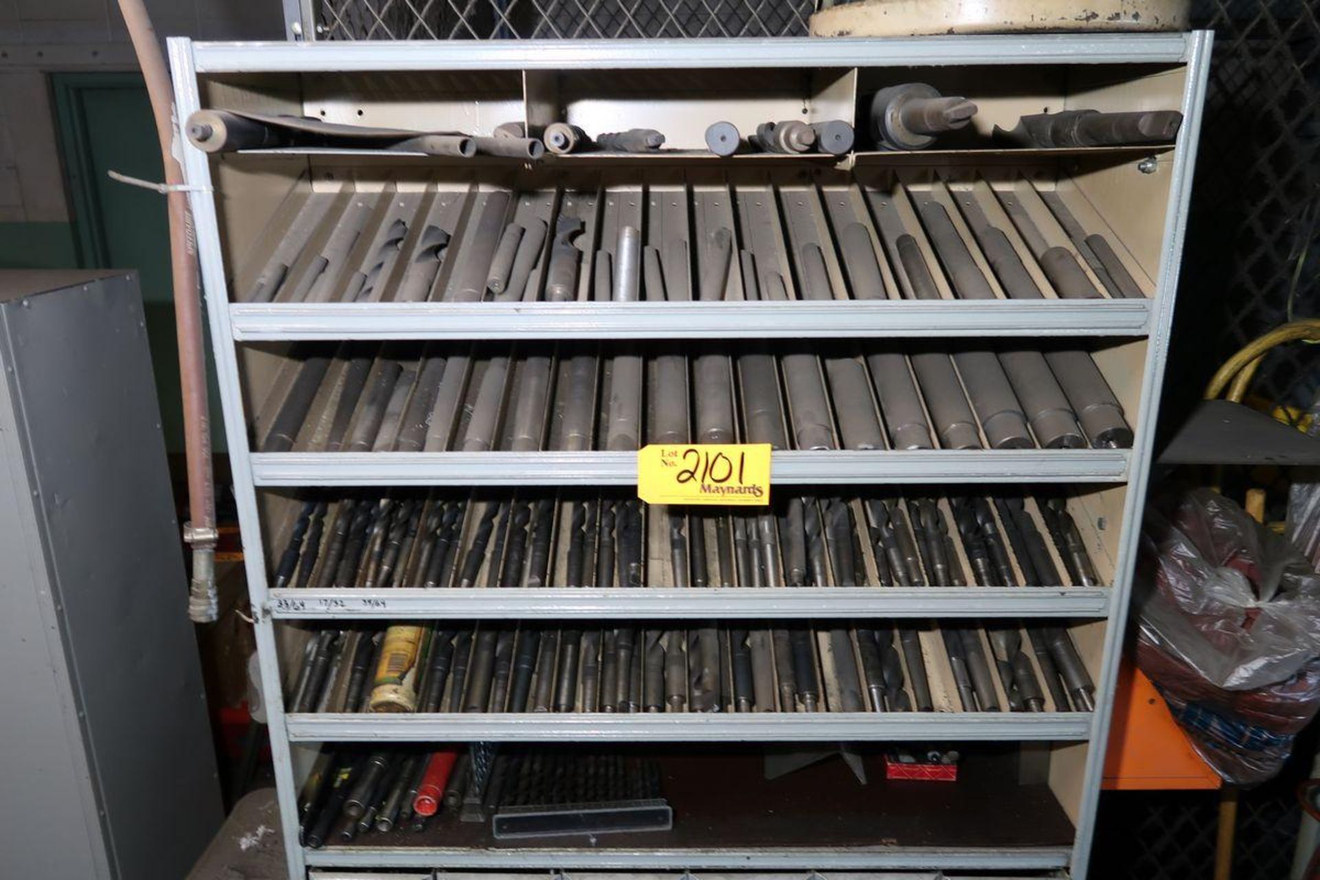 Shelving Unit with Assorted Drill Tooling - Image 2 of 6
