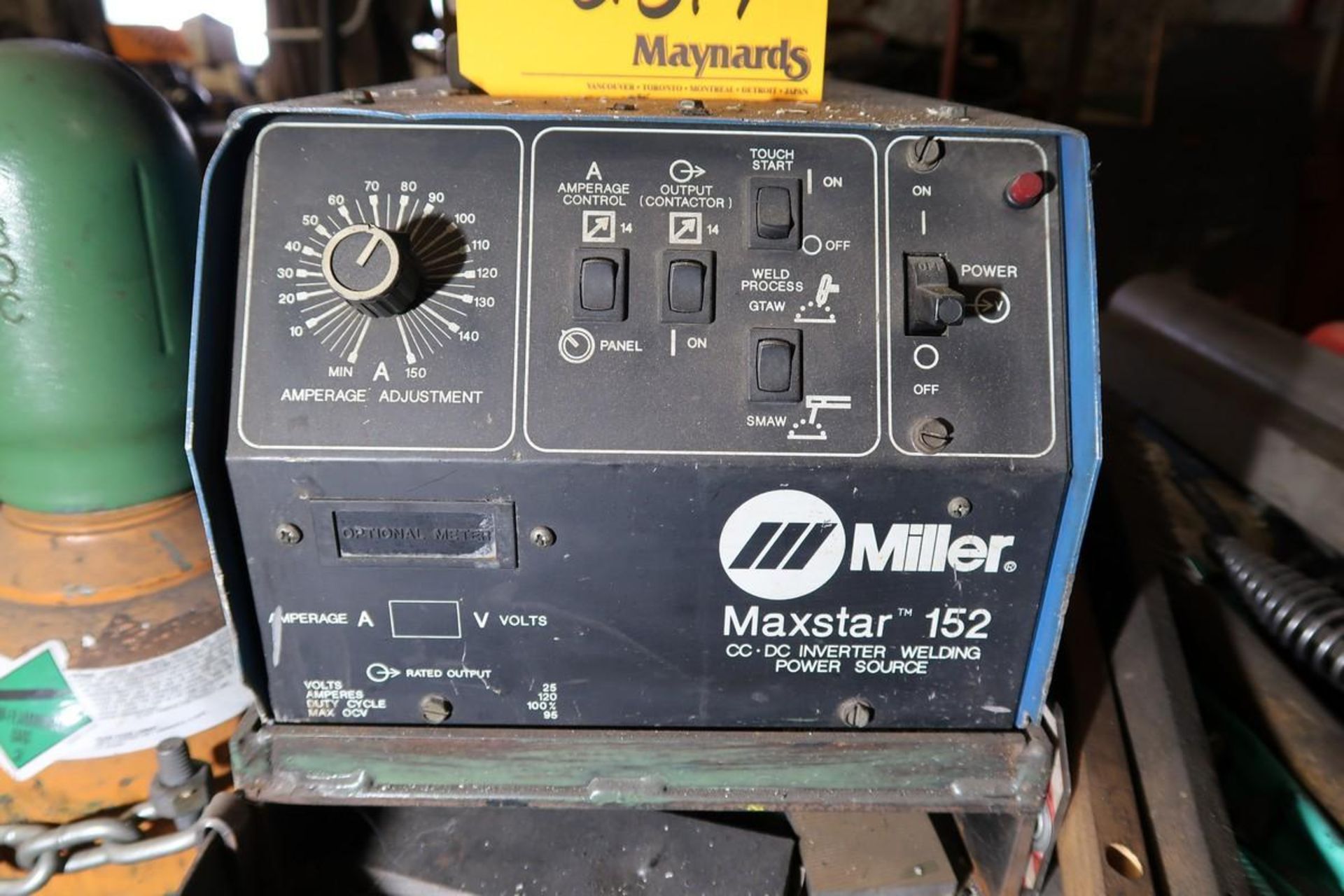 Miller Maxstar 152 120A CC DC Inverter Arc Welding Power Source - Image 3 of 9