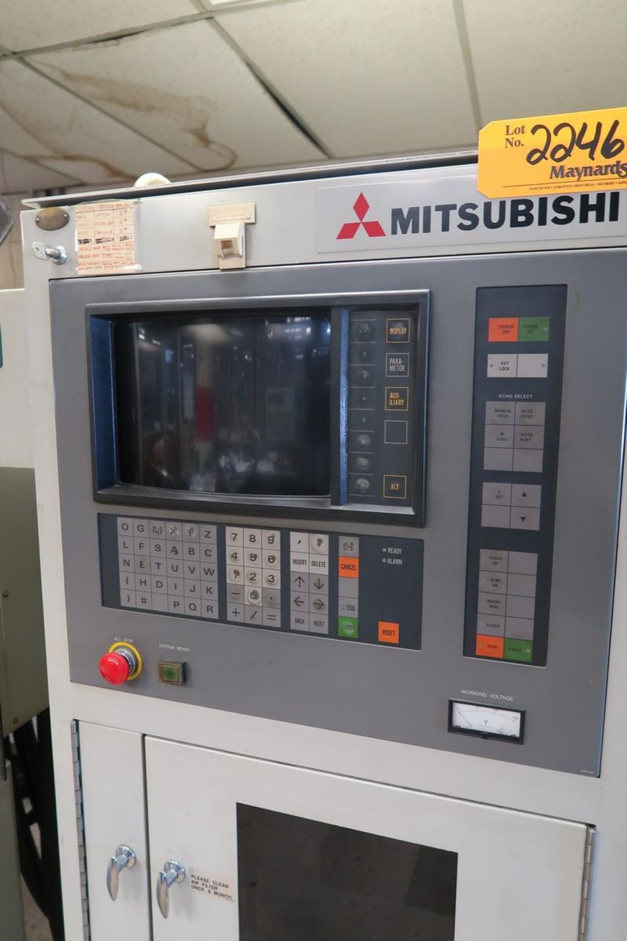 1987 Mitsubishi DWC-90 Wire Electrical Discharge Machine - Image 9 of 11
