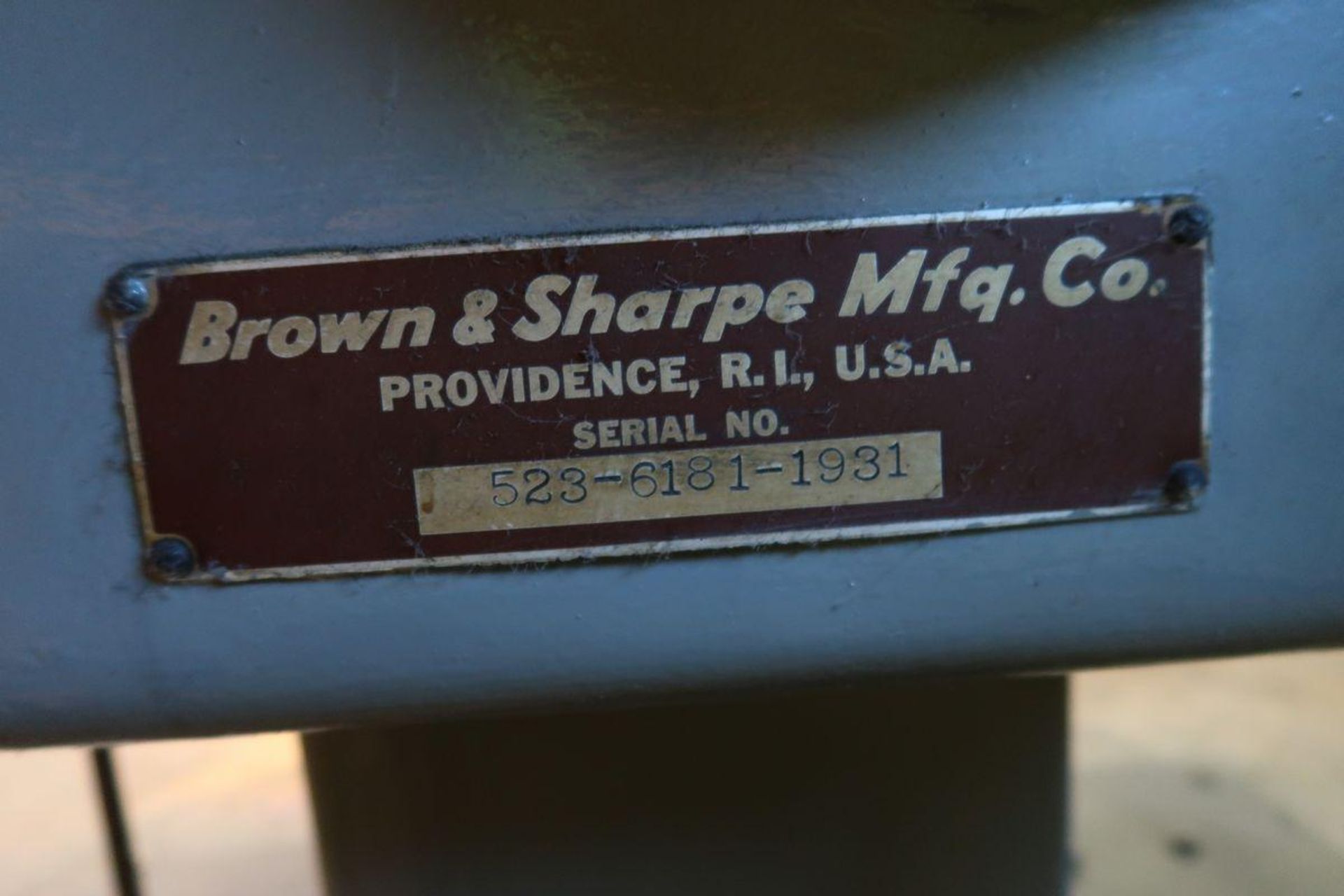 Brown & Sharpe 618 Micromaster 18"x6" Surface Grinder - Image 7 of 7