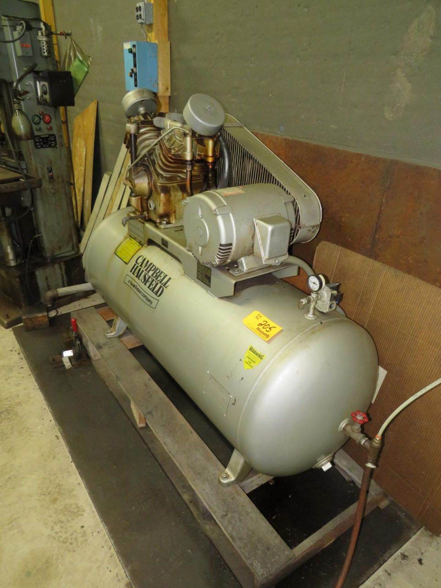CAMPBELL HAUSFELD TR631221H 10 HP TANK MOUNTED AIR COMPRESSOR - Image 2 of 6