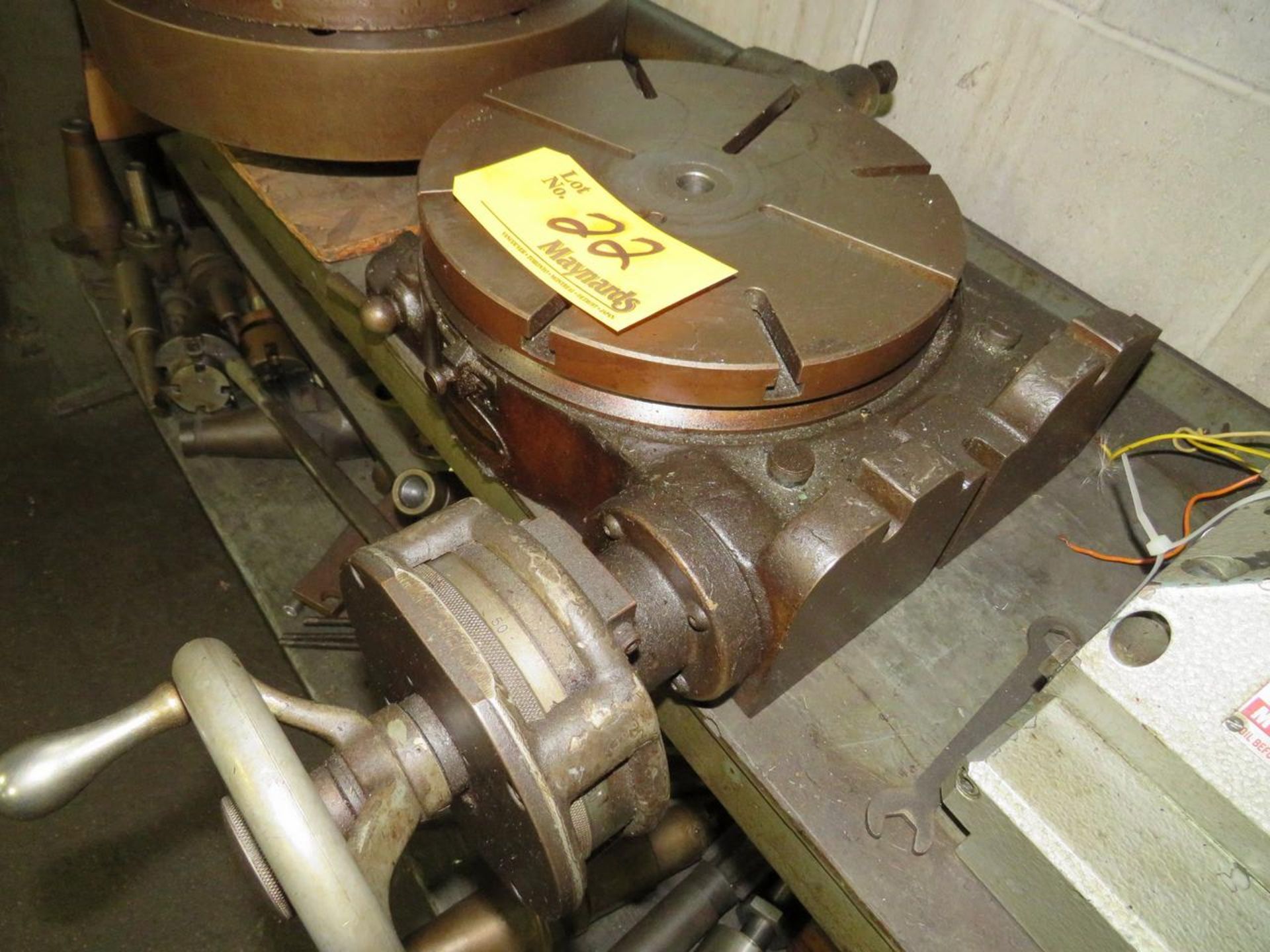 MOORE 11" DIAMETER ROTARY TABLE - Image 8 of 8